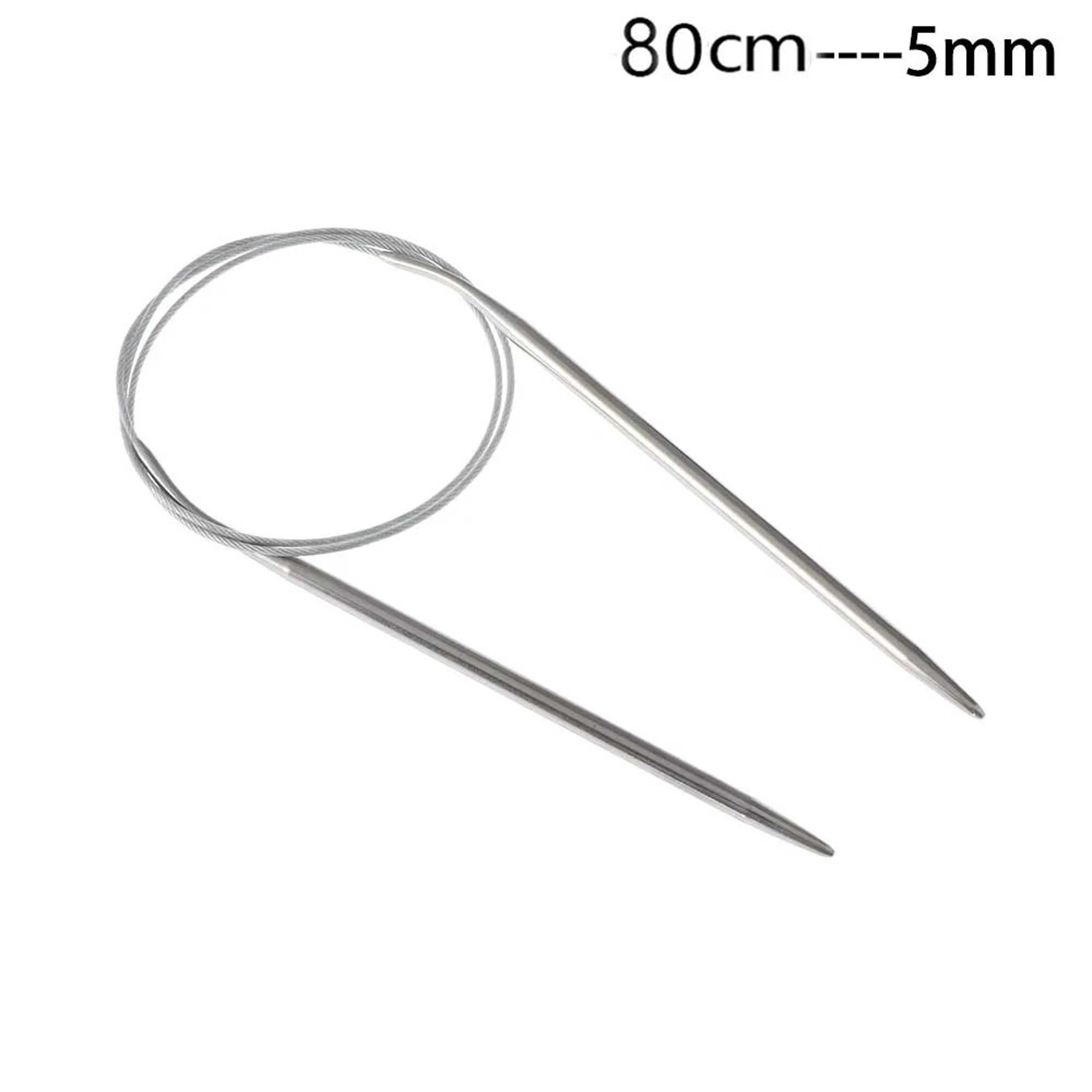Stainless Steel Circular Knitting Needles For DIY Weaving Crafts 25