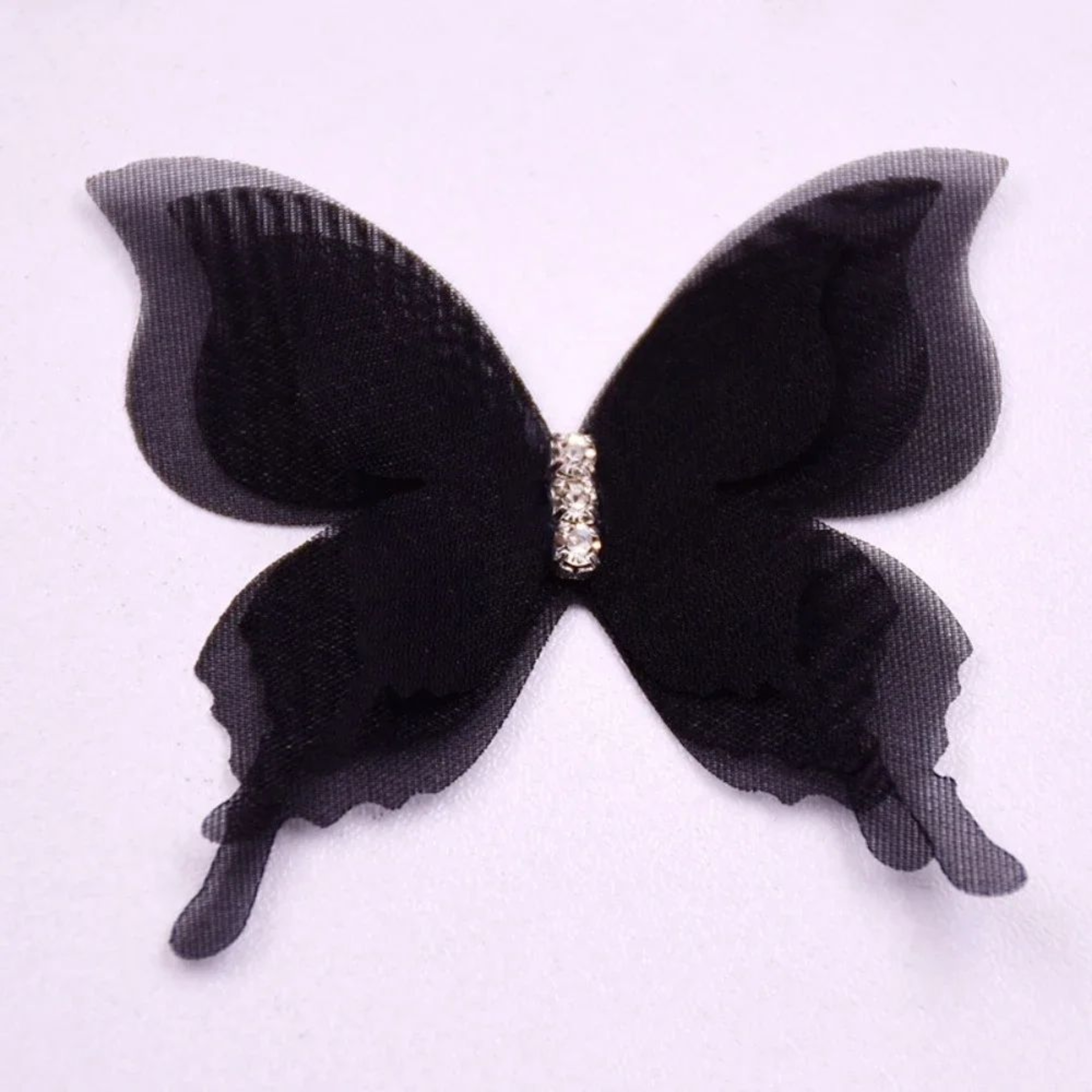 20 Piece Gradient Organza 3D Butterfly Appliques For DIY Crafts 7