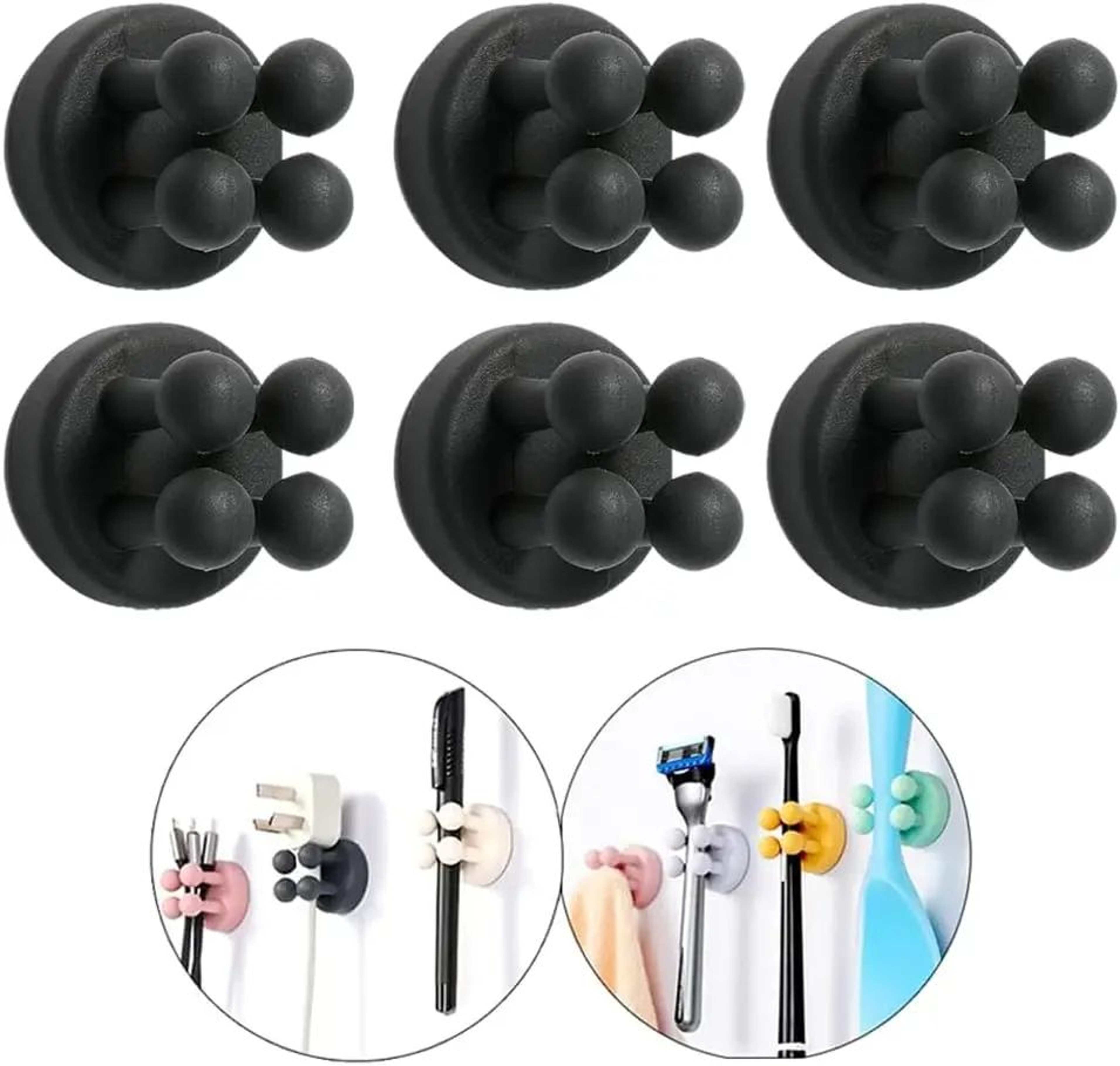 Self Adhesive Silicone Toothbrush Holder And Multipurpose Hook 23