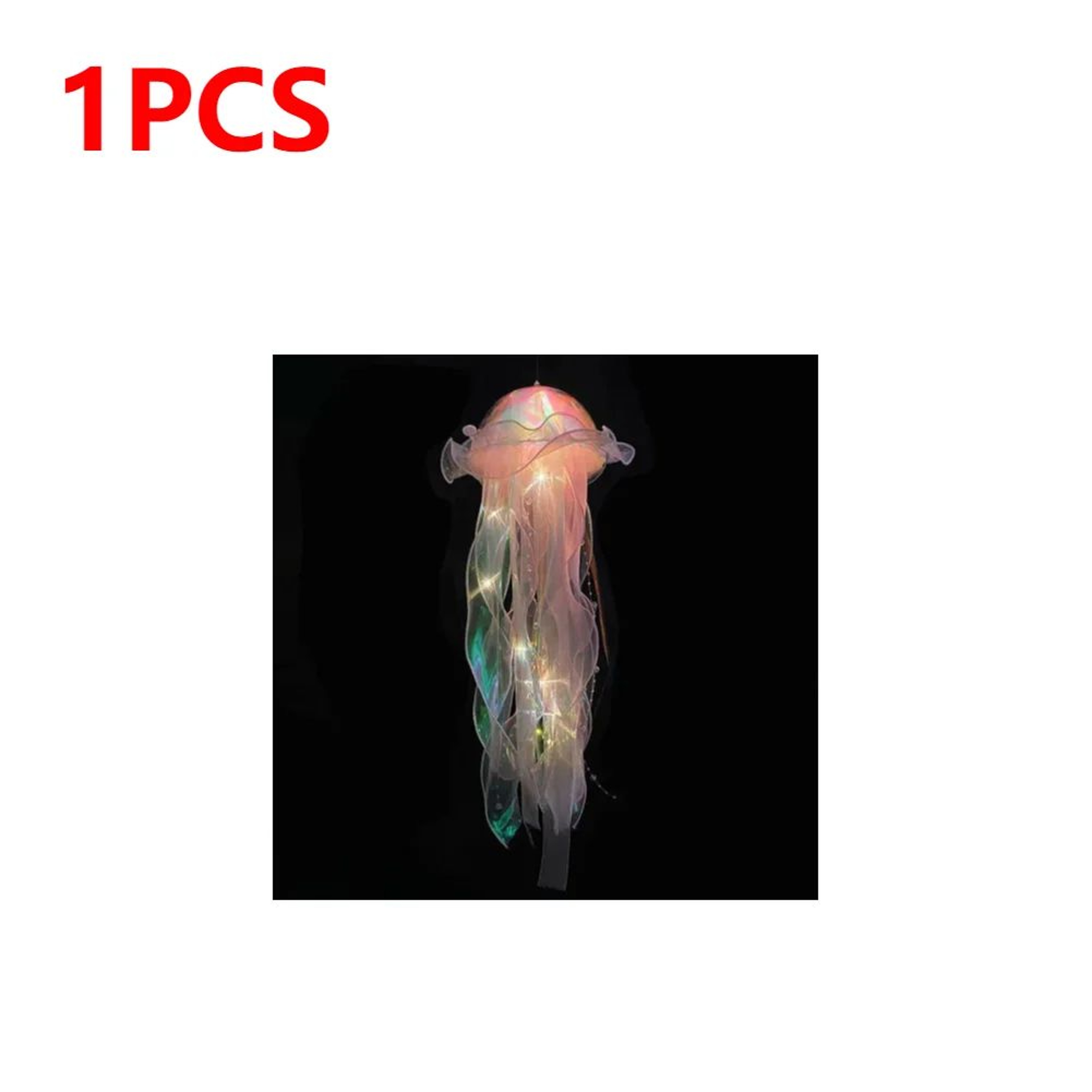 Colorful Gradient Jellyfish LED Hanging Night Light 6