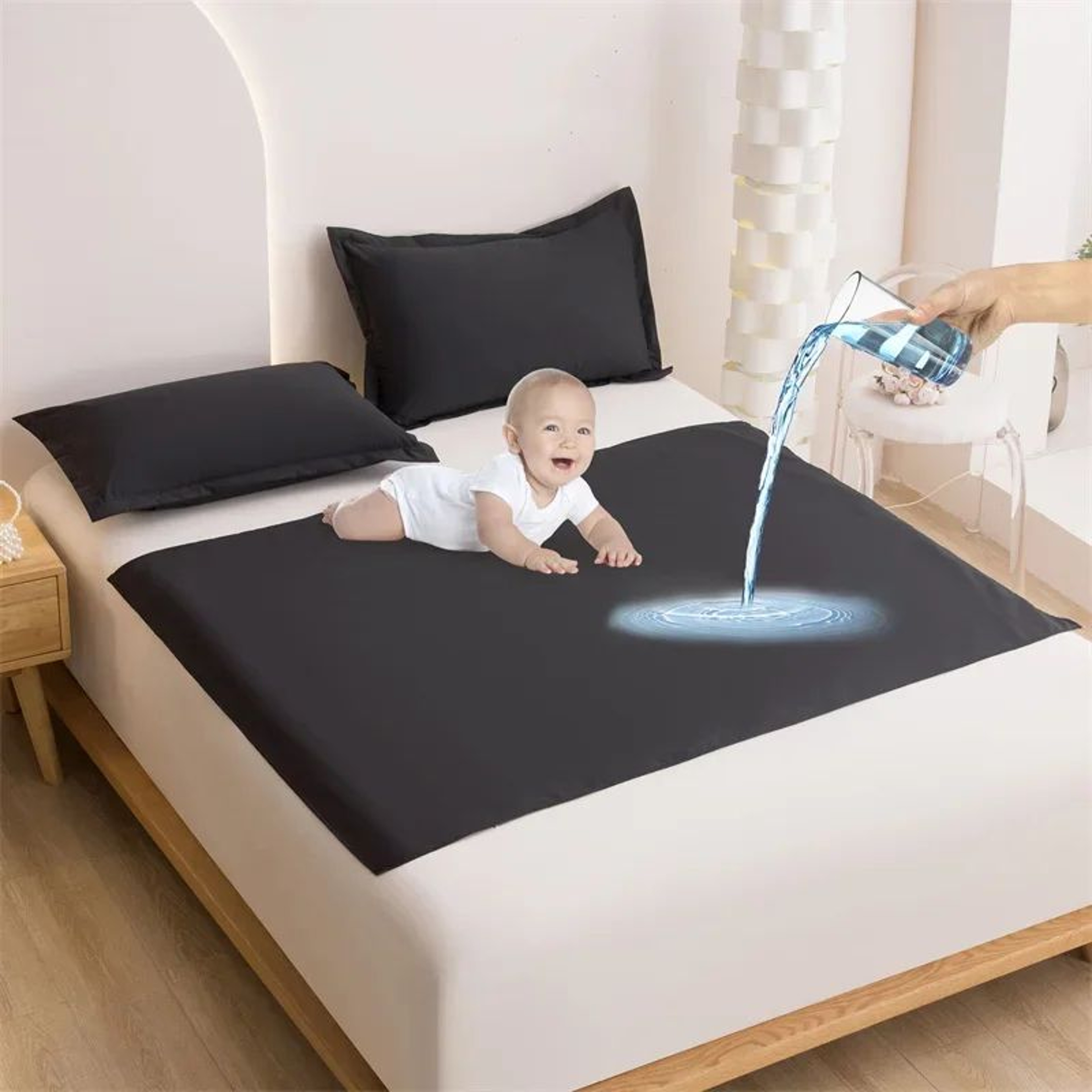 Waterproof TPU Mattress Protector Bed Pad And Massage Mat 10