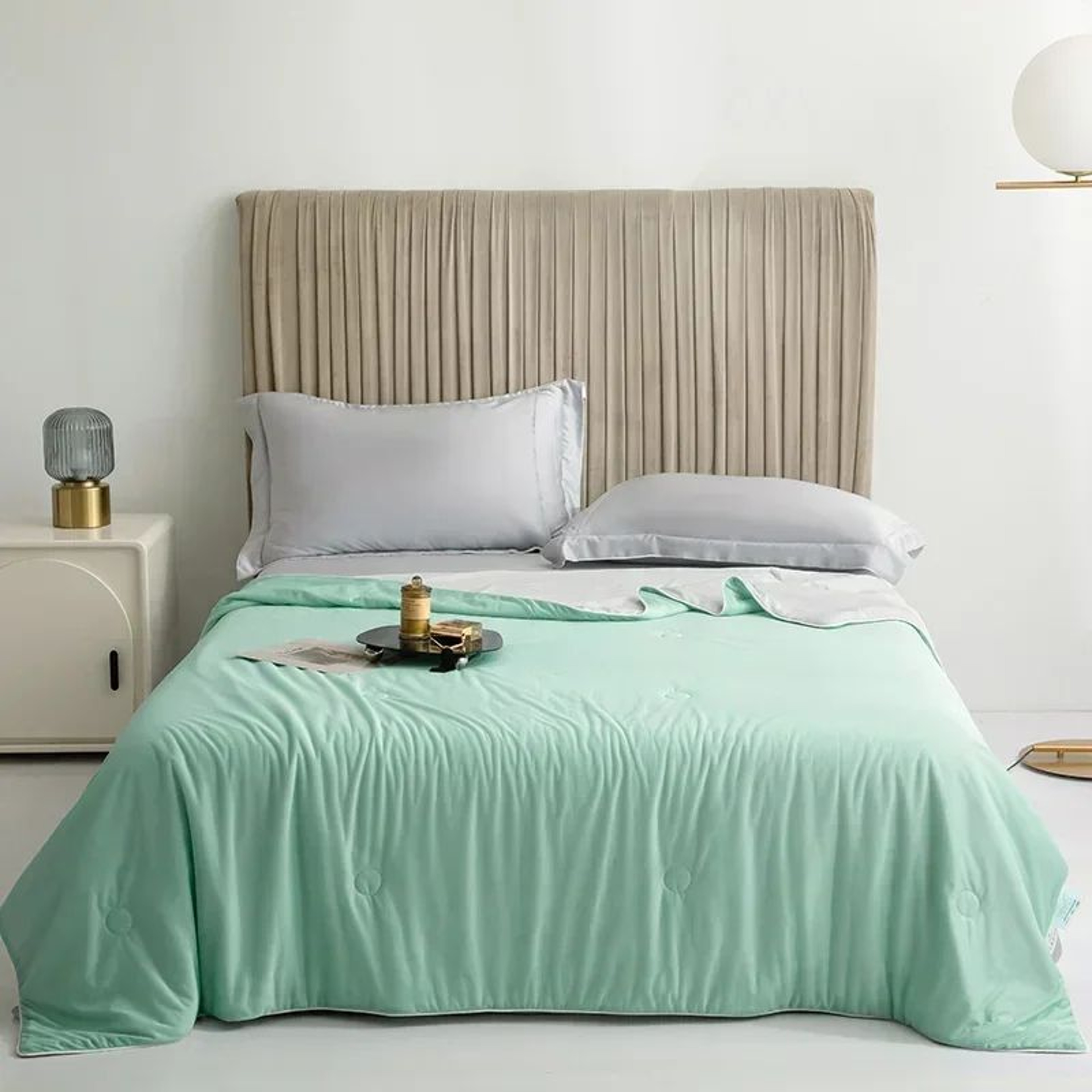 Double Sided Cooling Blanket Lightweight Summer Comforter 9