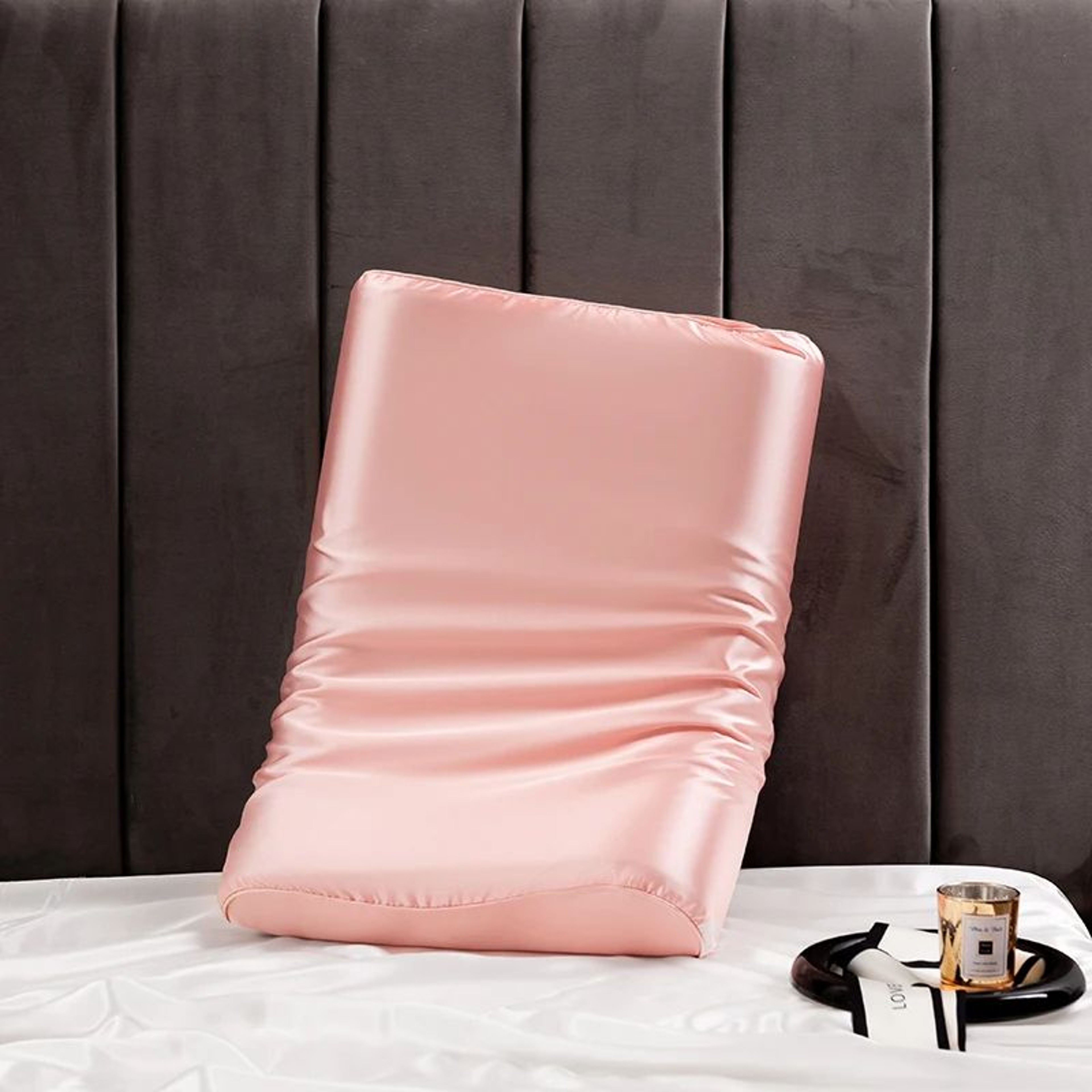 Satin Silk Pillowcase For Memory Foam And Latex Pillows 11