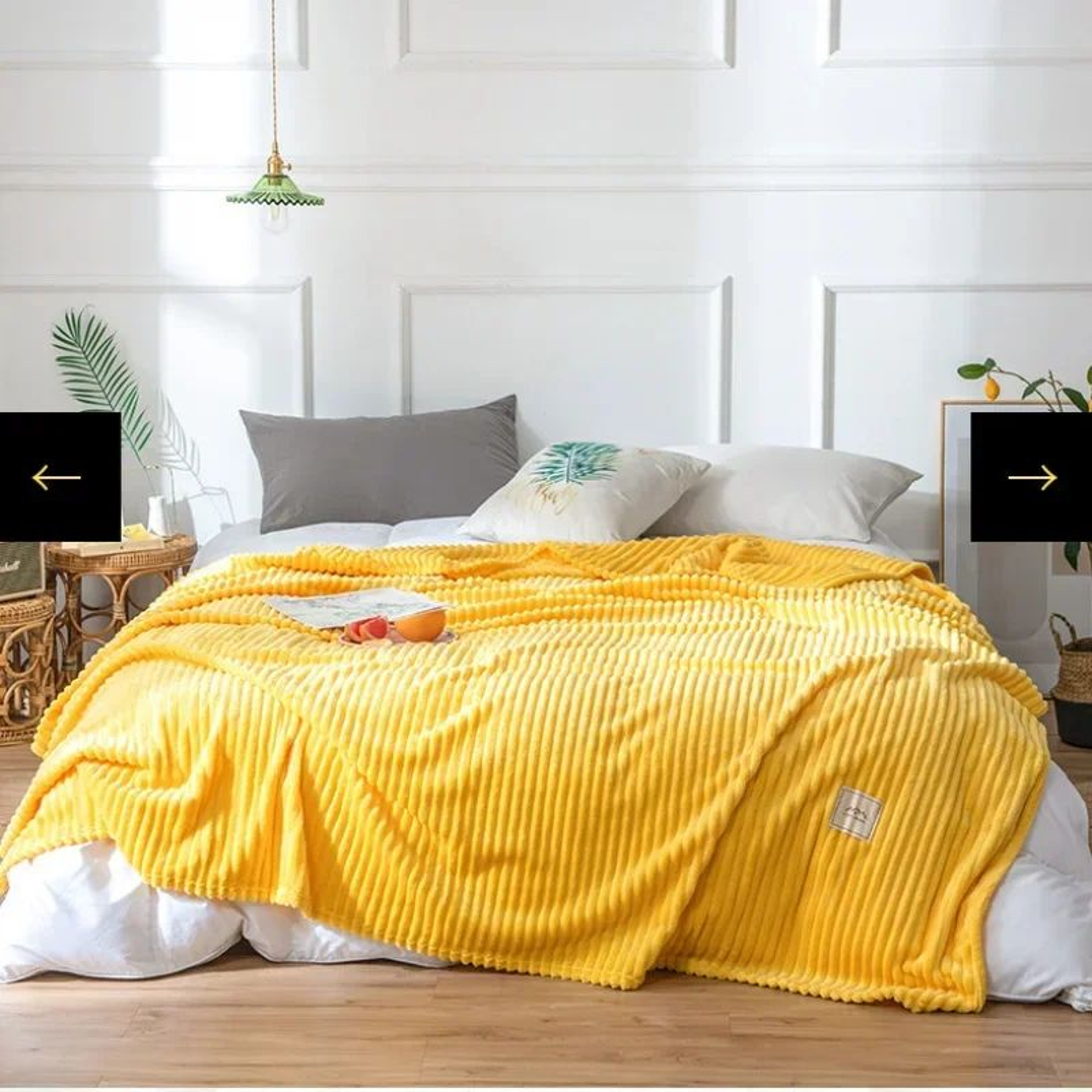 Patterned Soft Hugging Throw Blanket For Sofa Bed And Couch 2
