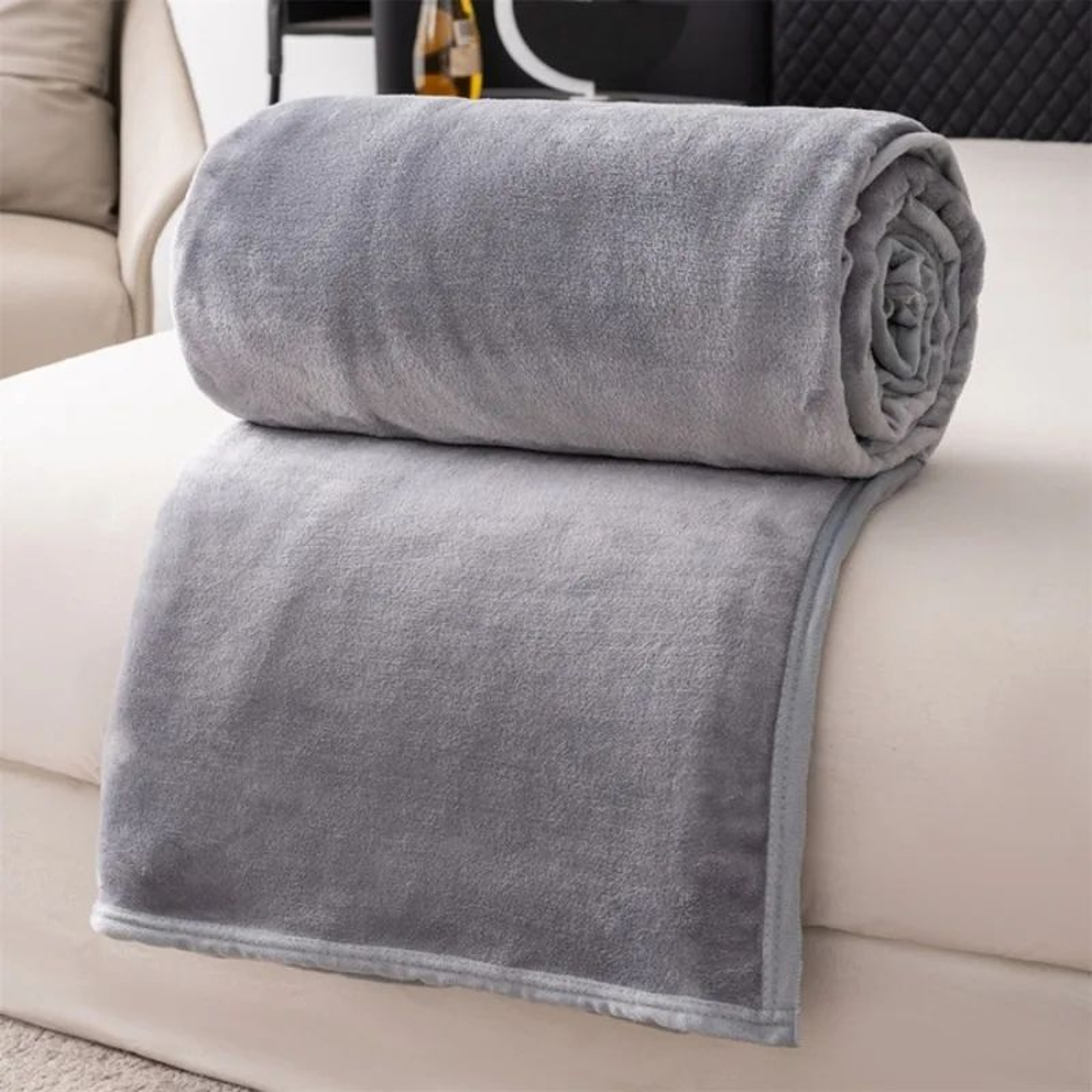 Extra Soft Flannel Throw Blanket For Sofa Bed And Travel 1