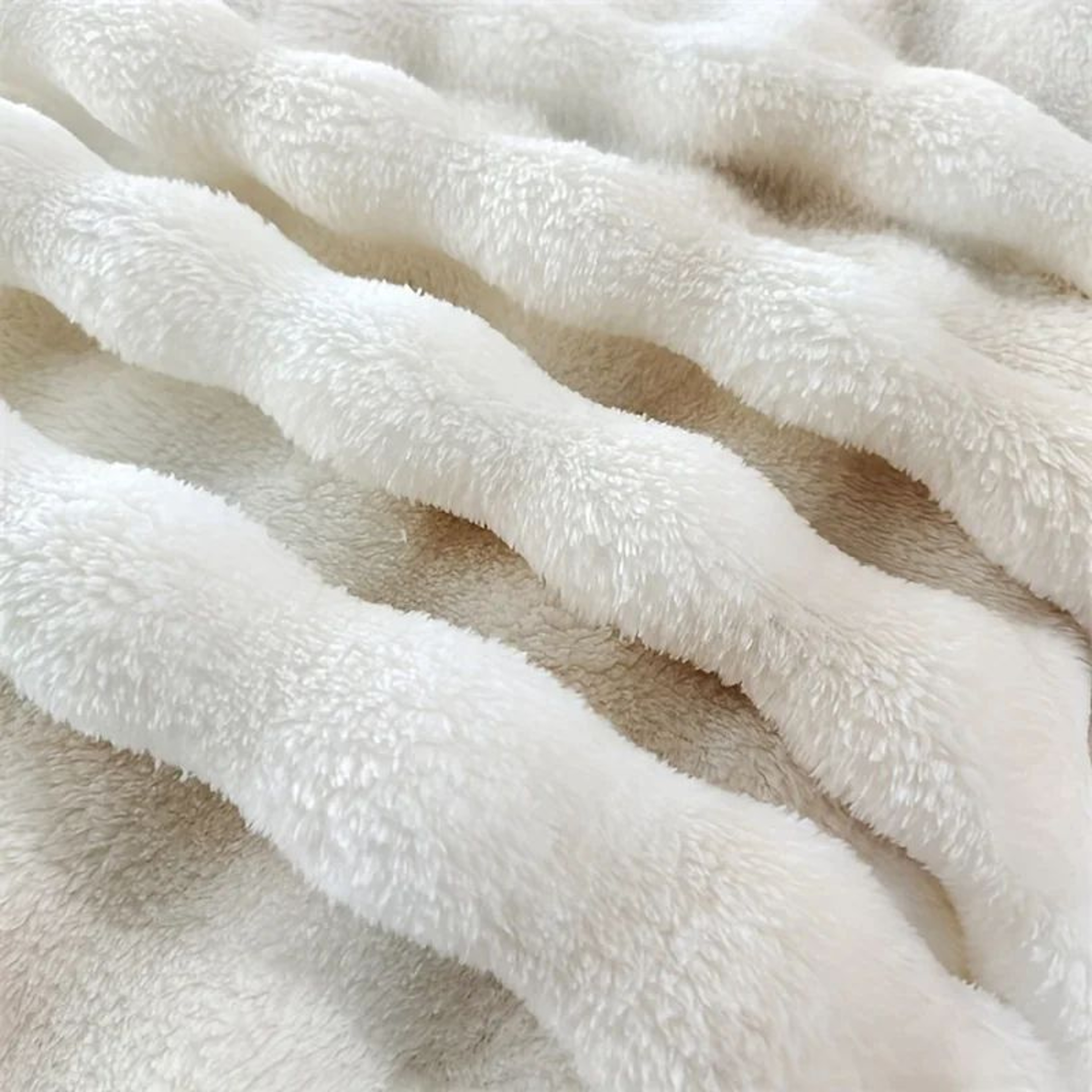 Luxury Faux Rabbit Fur Soft Thick Warm Throw Blanket 4