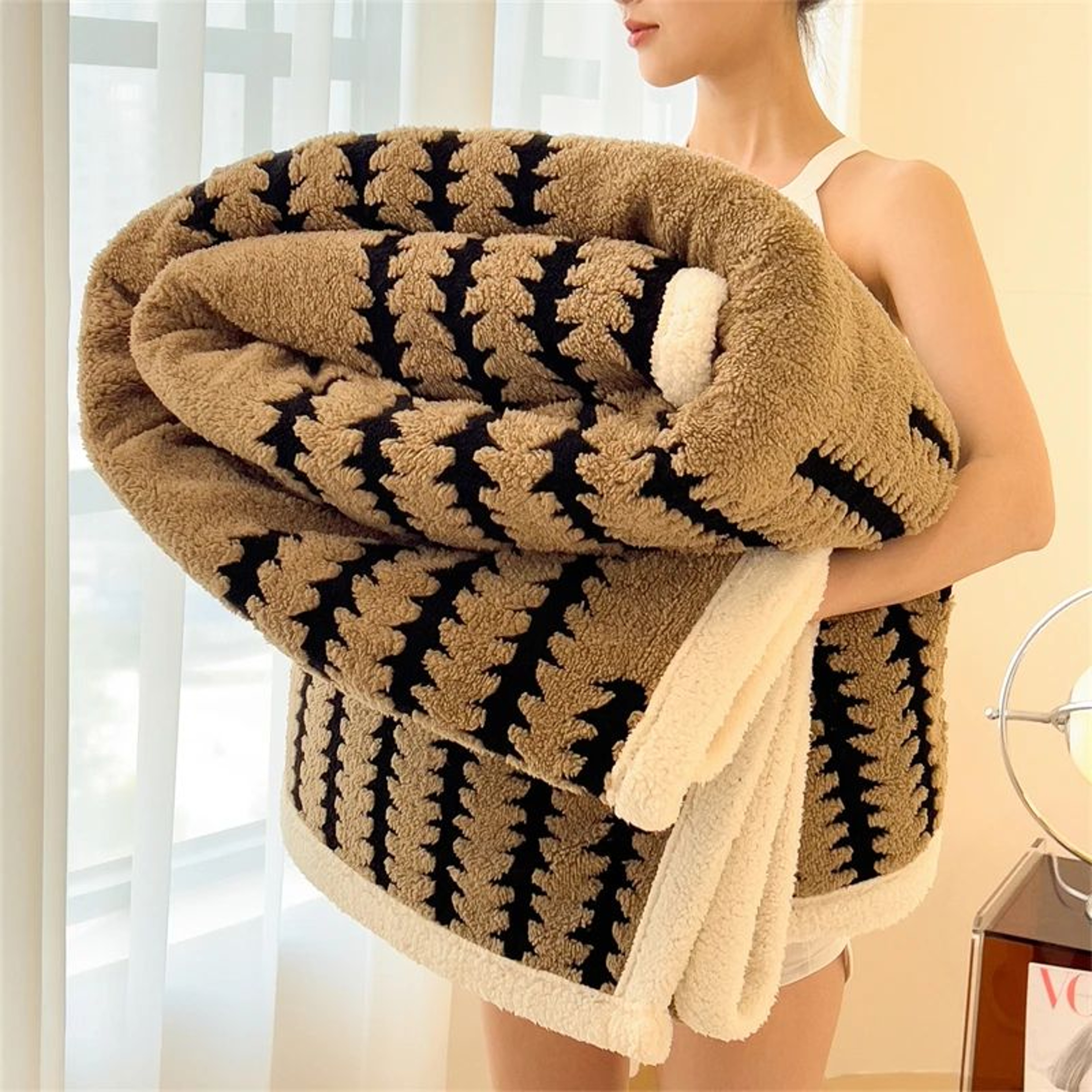 Super Thick Flannel Queen Size Soft Warm Cozy Blanket 9