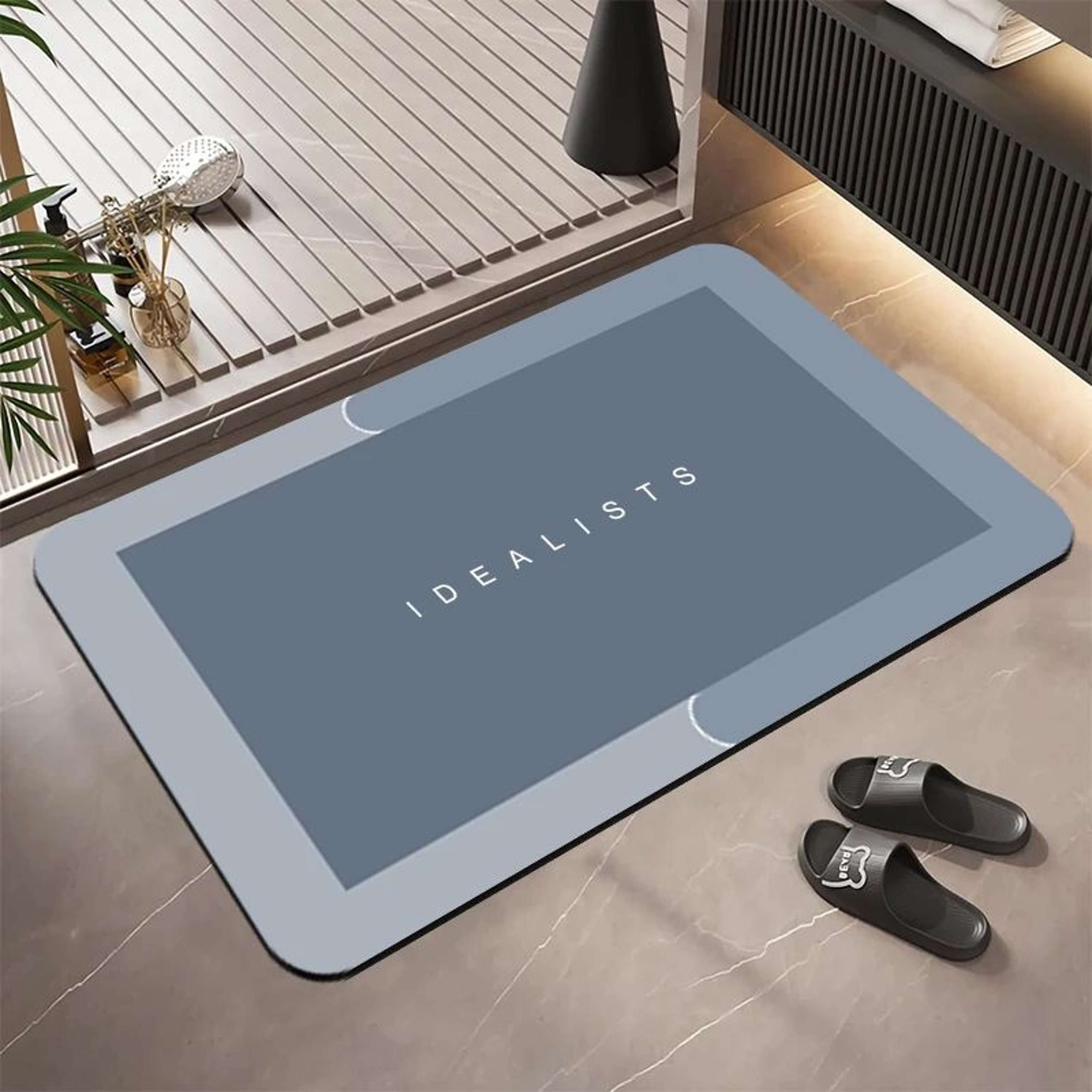 Super Absorbent Quick Dry Diatomaceous Earth Bath Mat 5