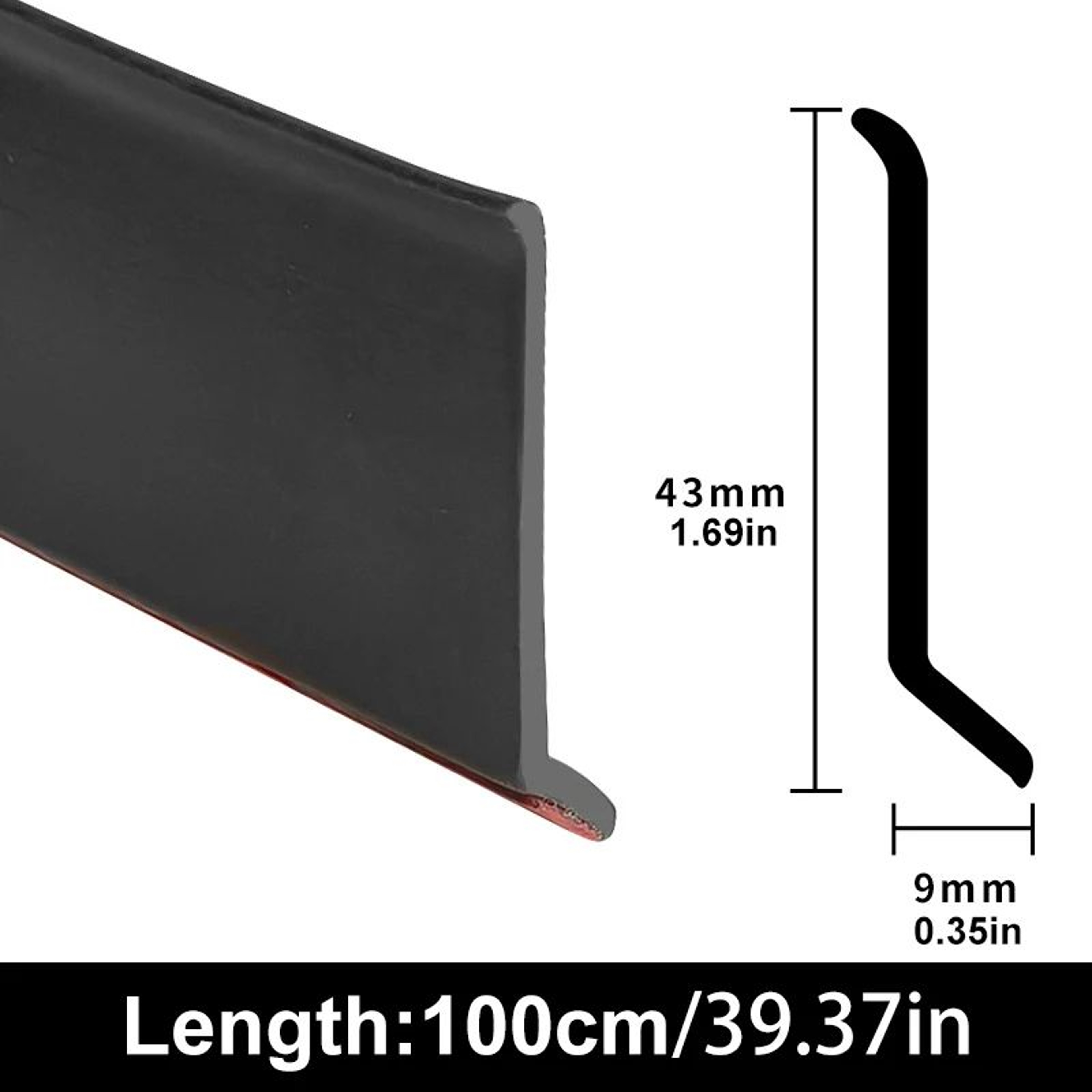 Aluminum Alloy Window Rain Water Deflector Bar 8