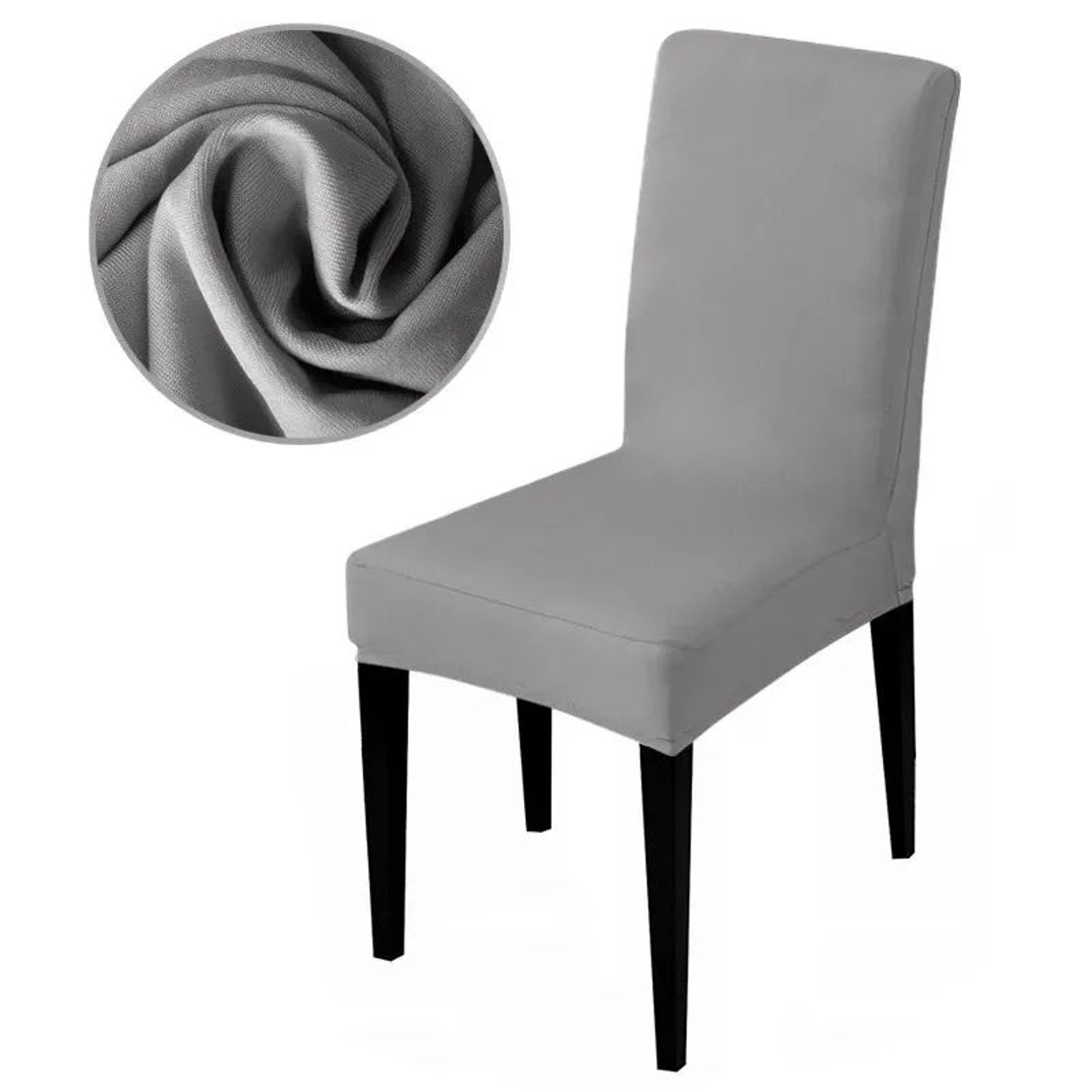 Solid Color Stretch Spandex Chair Cover 3