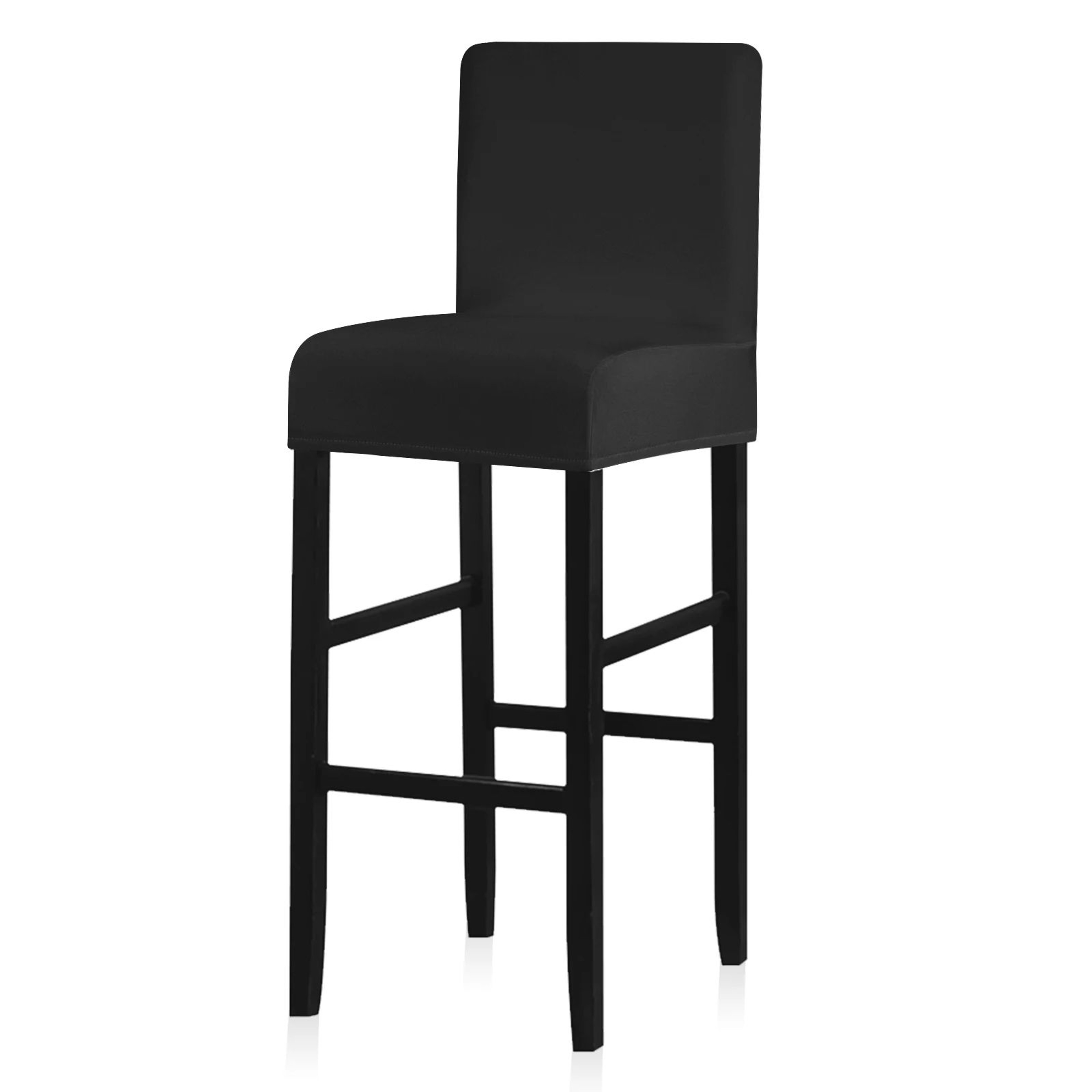 Waterproof Short Back Dining Chair Cover 6