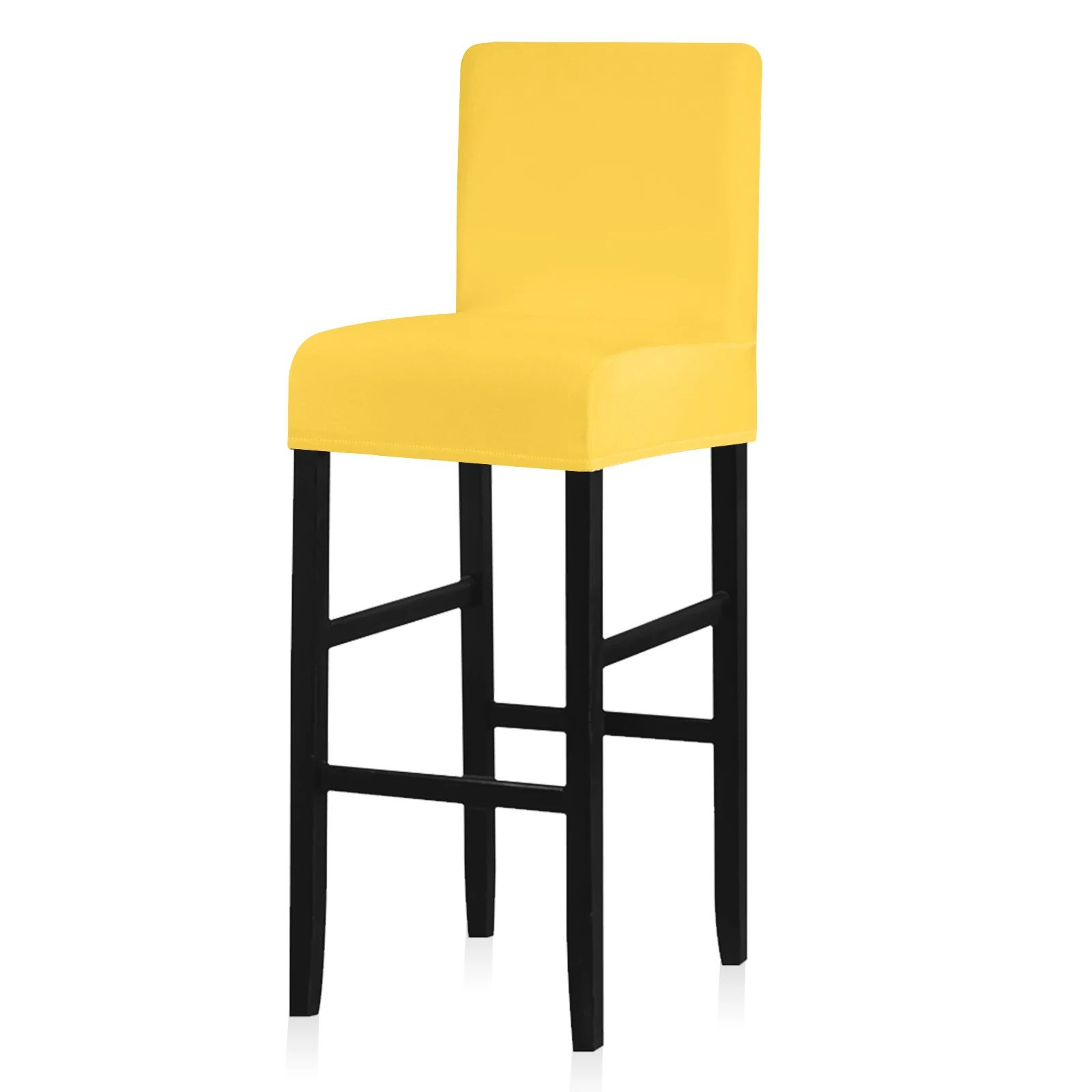 Waterproof Short Back Dining Chair Cover 14