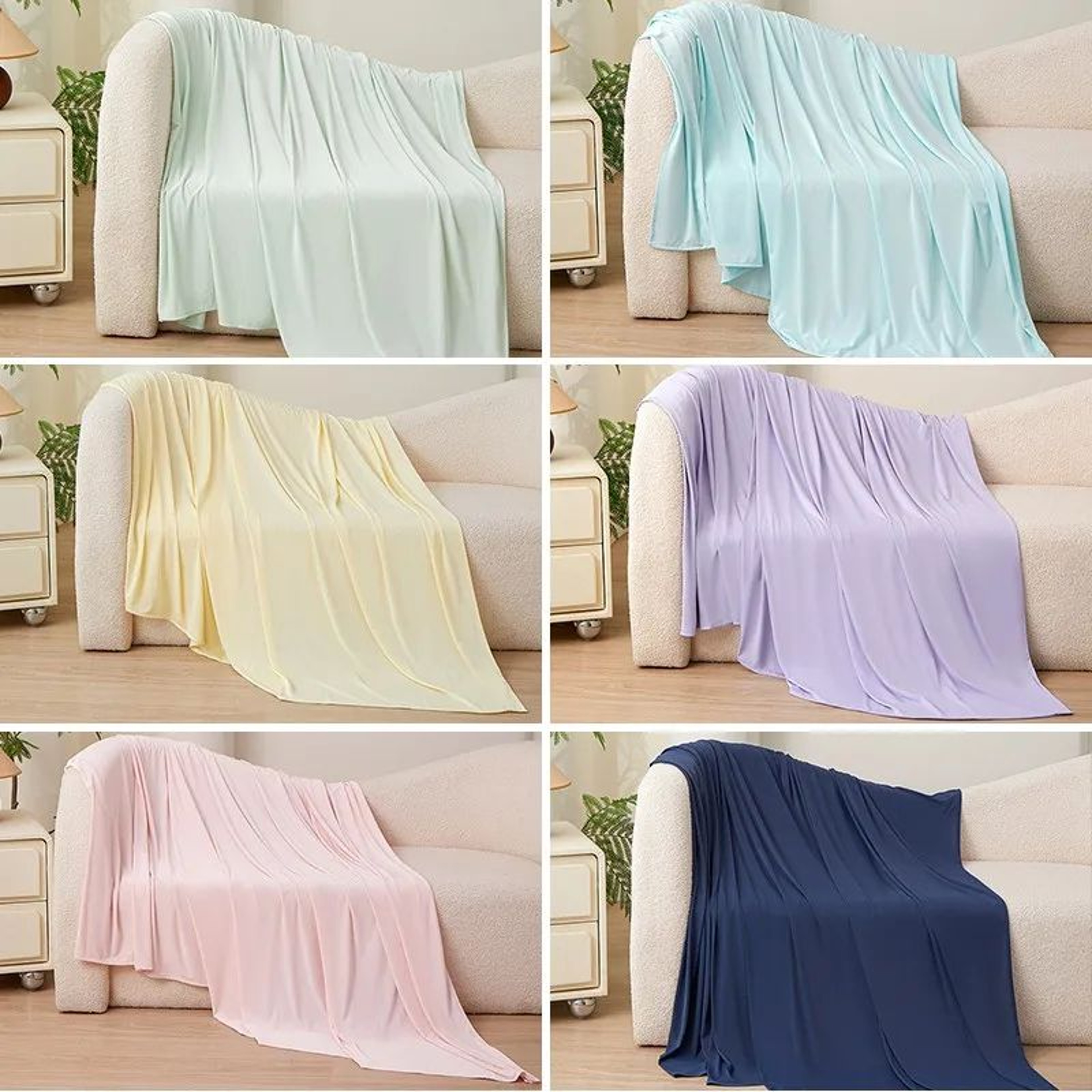 Breathable Ice Silk Cooling Summer Blanket 5