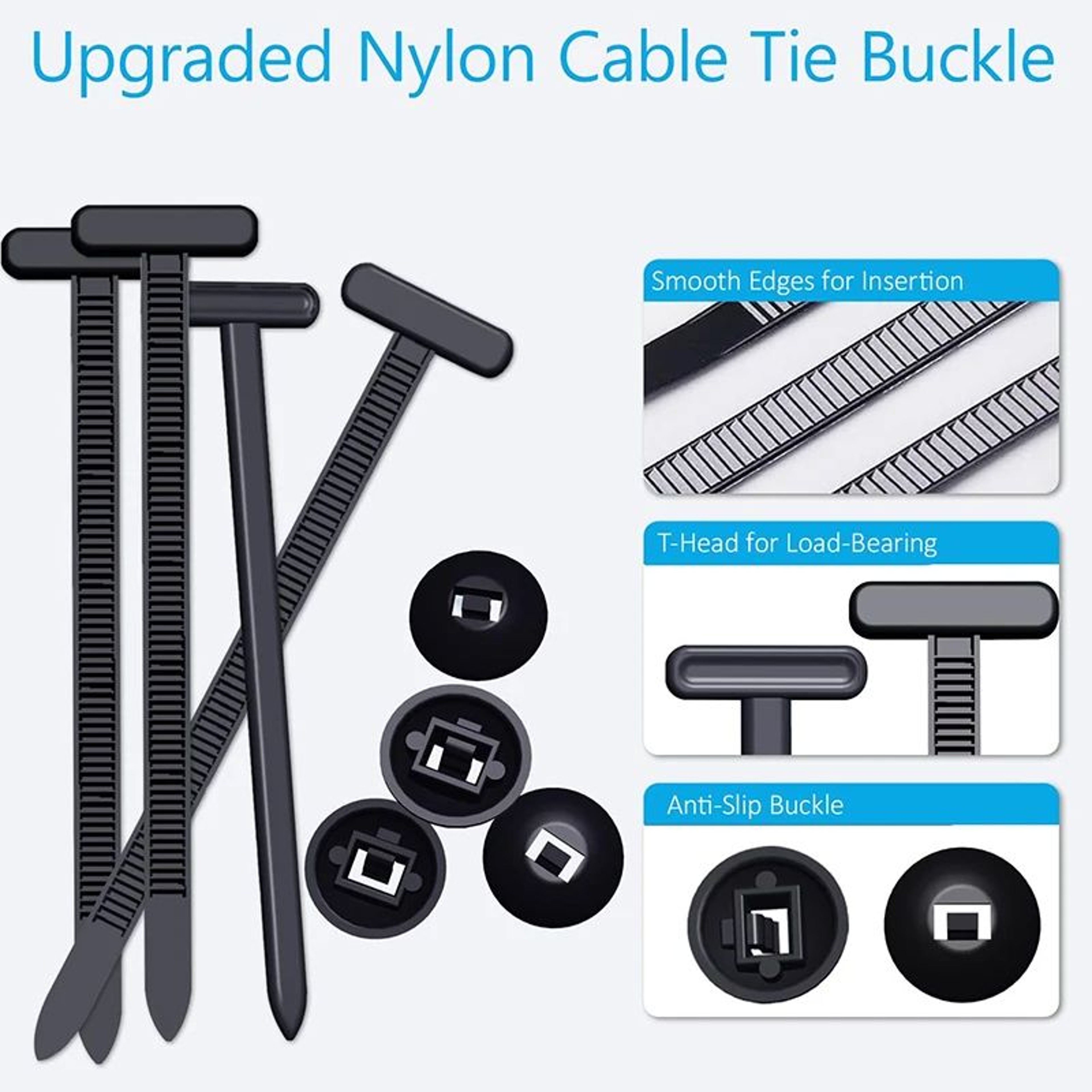 Universal Self Locking Nylon Cable Tie Fasteners 3