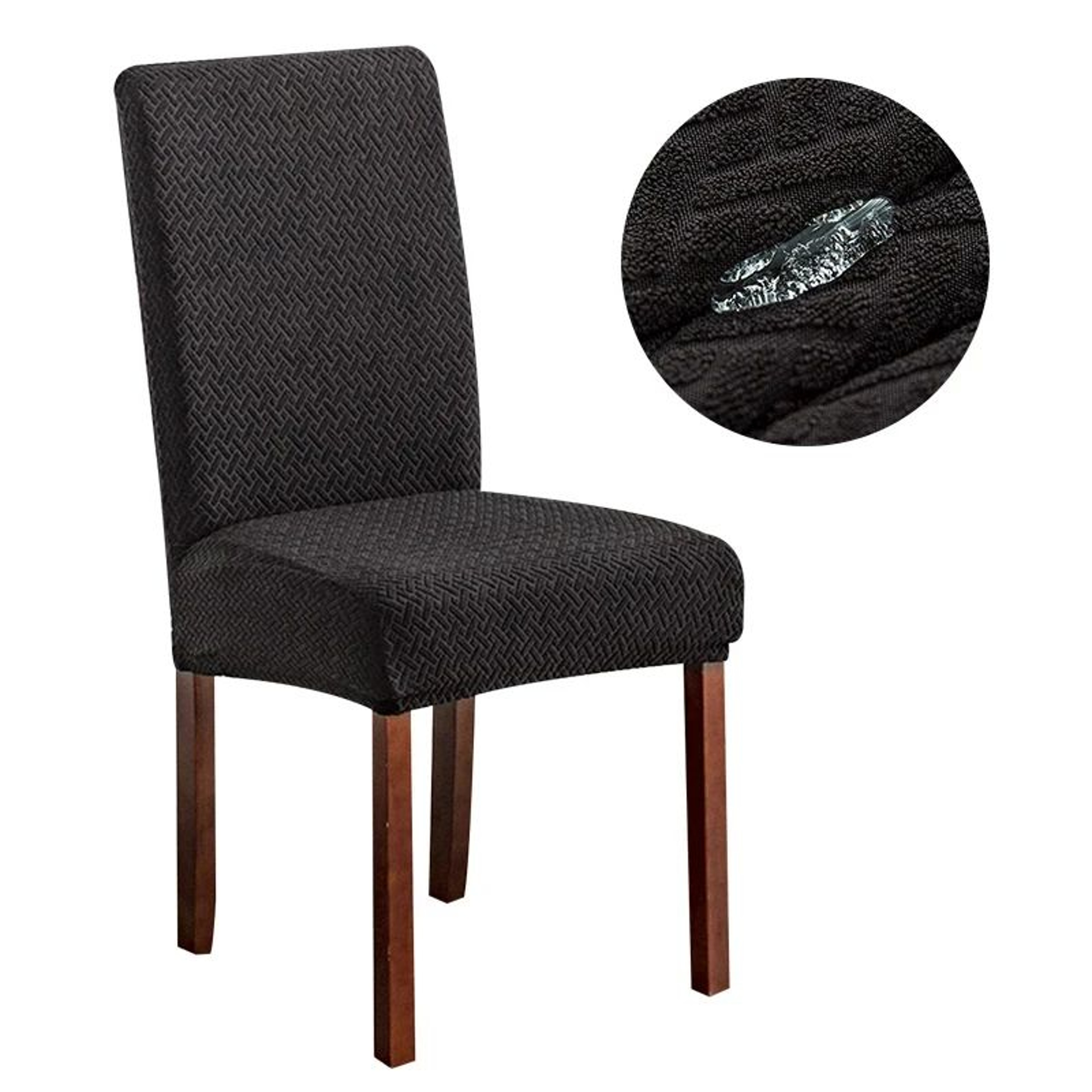 Waterproof Stretch Jacquard Dining Chair Cover 6