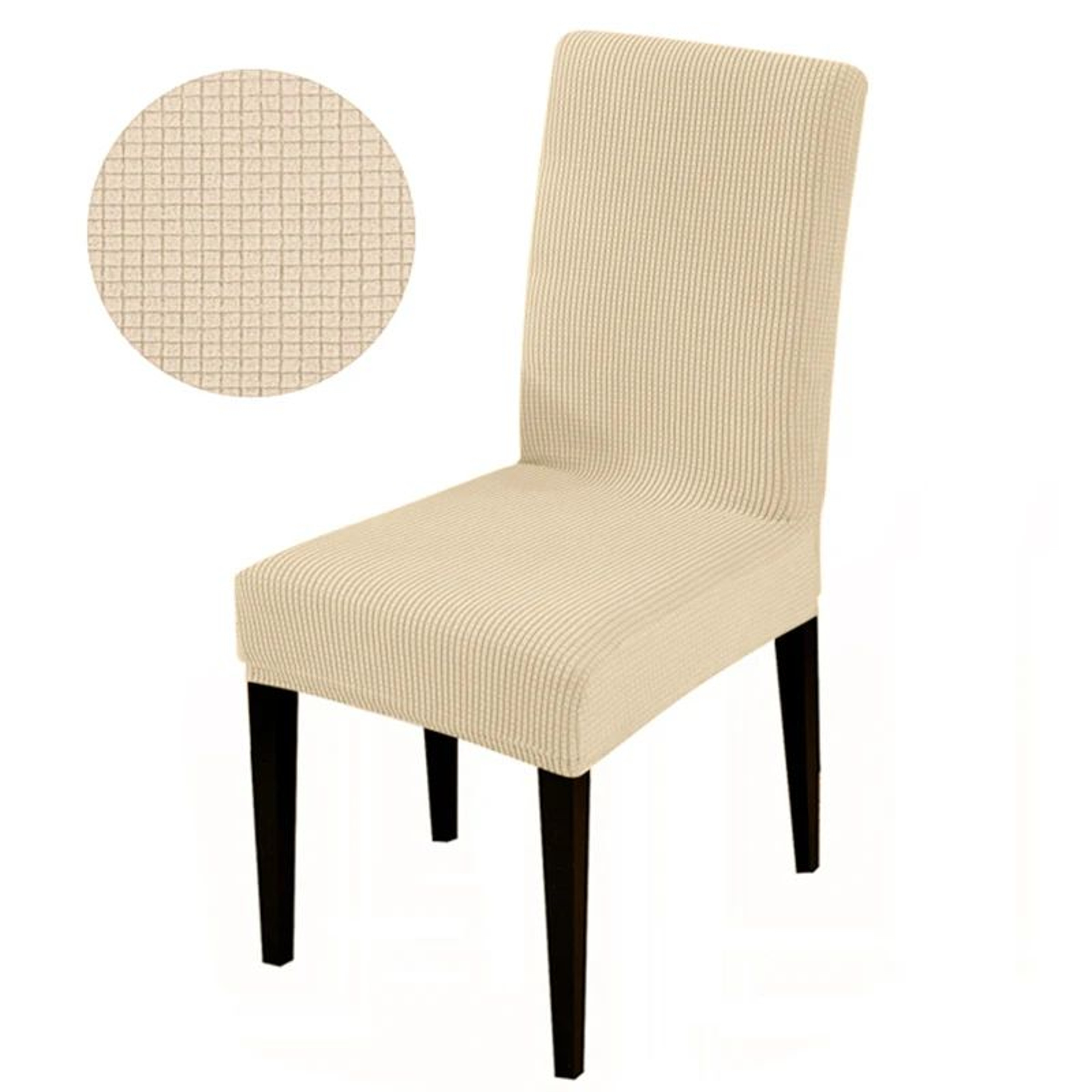 Stretch Jacquard Spandex Dining Chair Cover 5