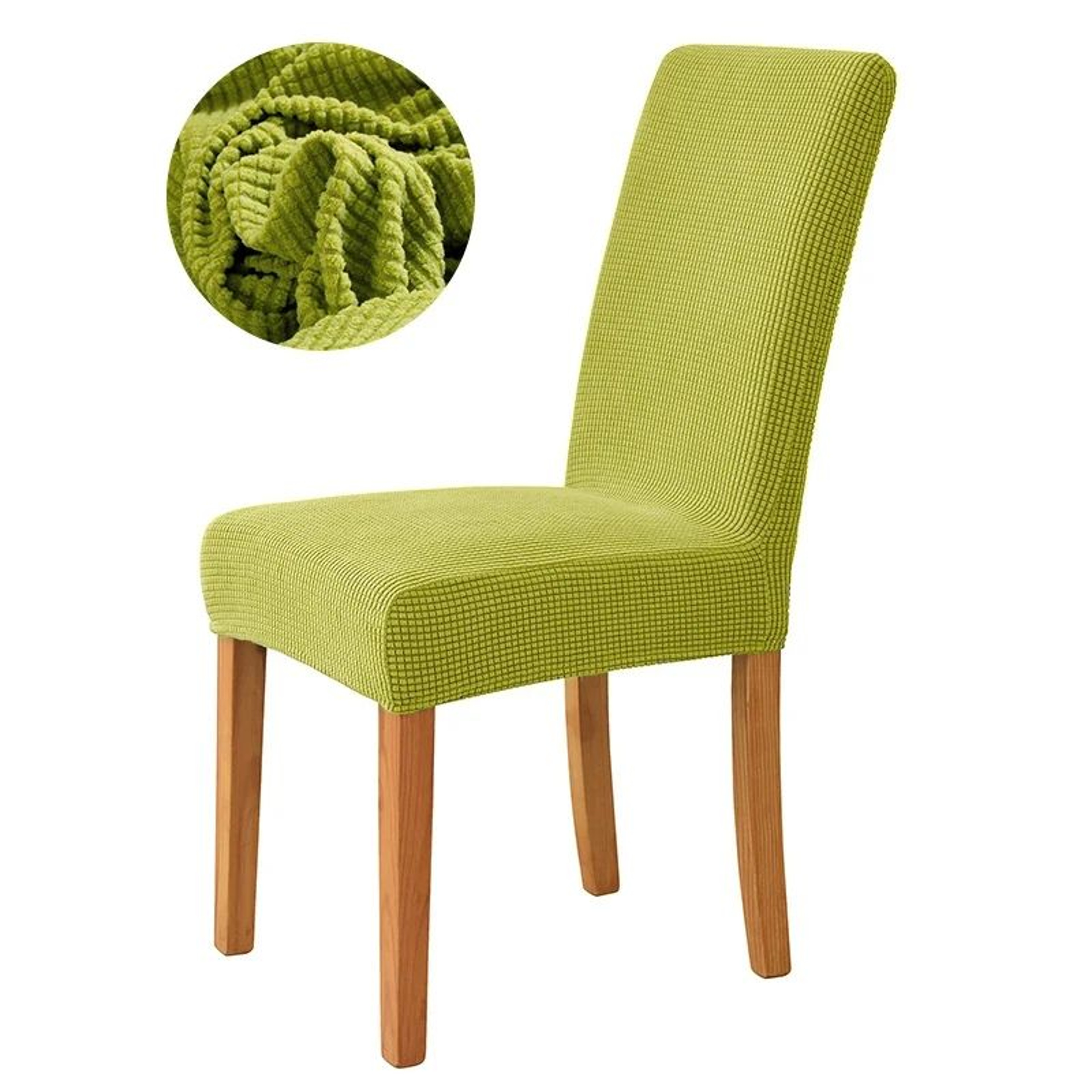 Stretch Jacquard Spandex Dining Chair Cover 15