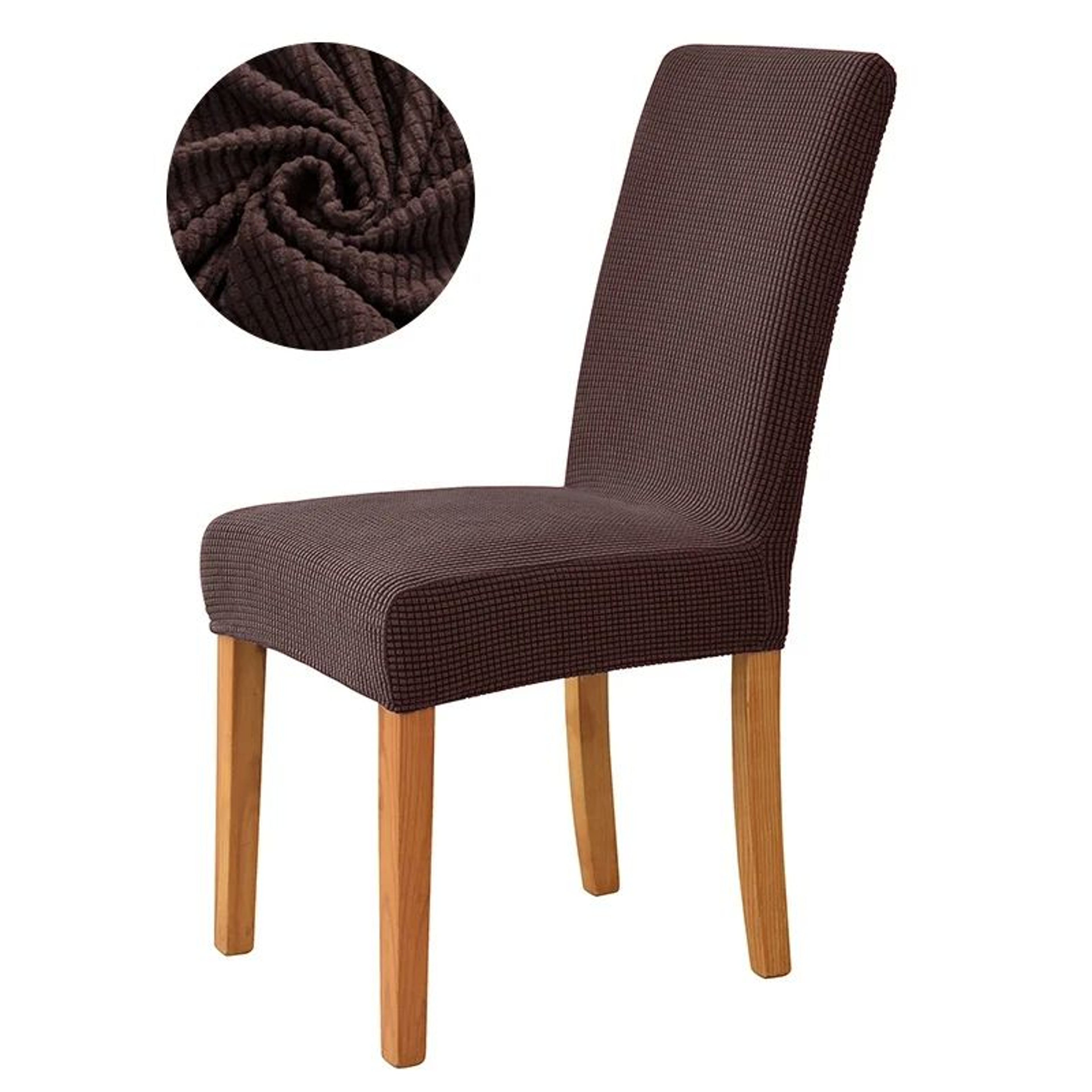 Stretch Jacquard Spandex Dining Chair Cover 12
