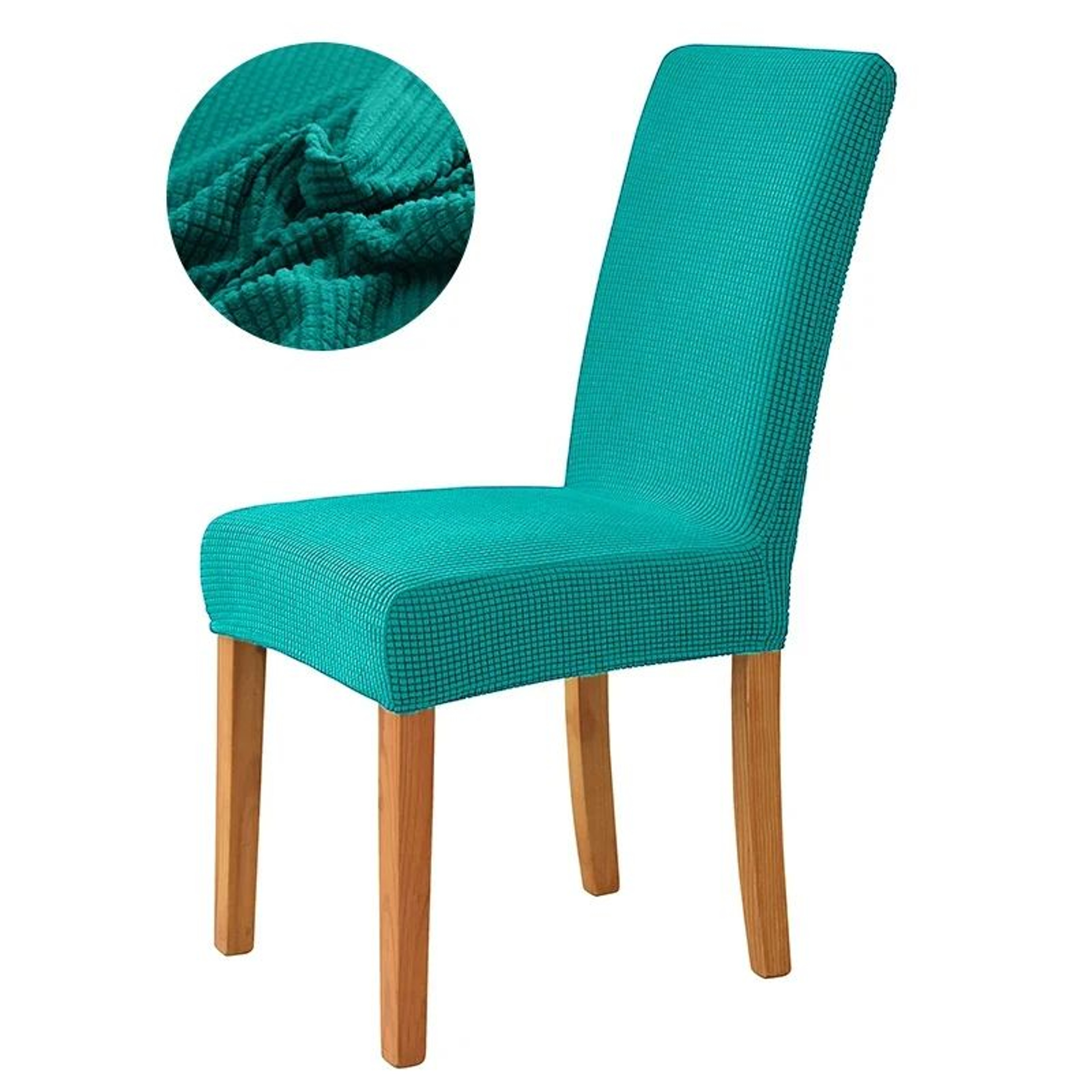 Stretch Jacquard Spandex Dining Chair Cover 19