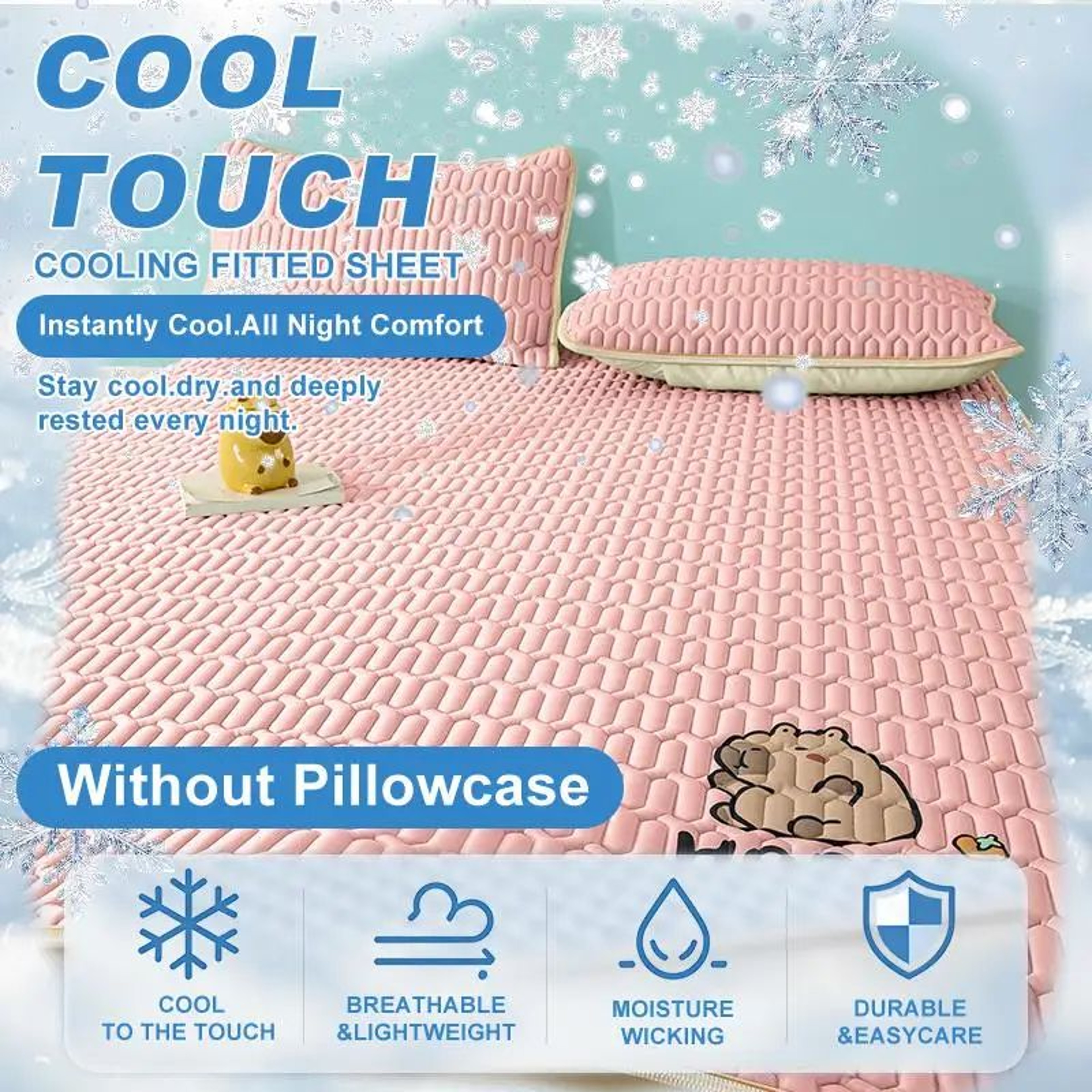 Summer Cooling Ice Fabric Jacquard Sleeping Mat 7