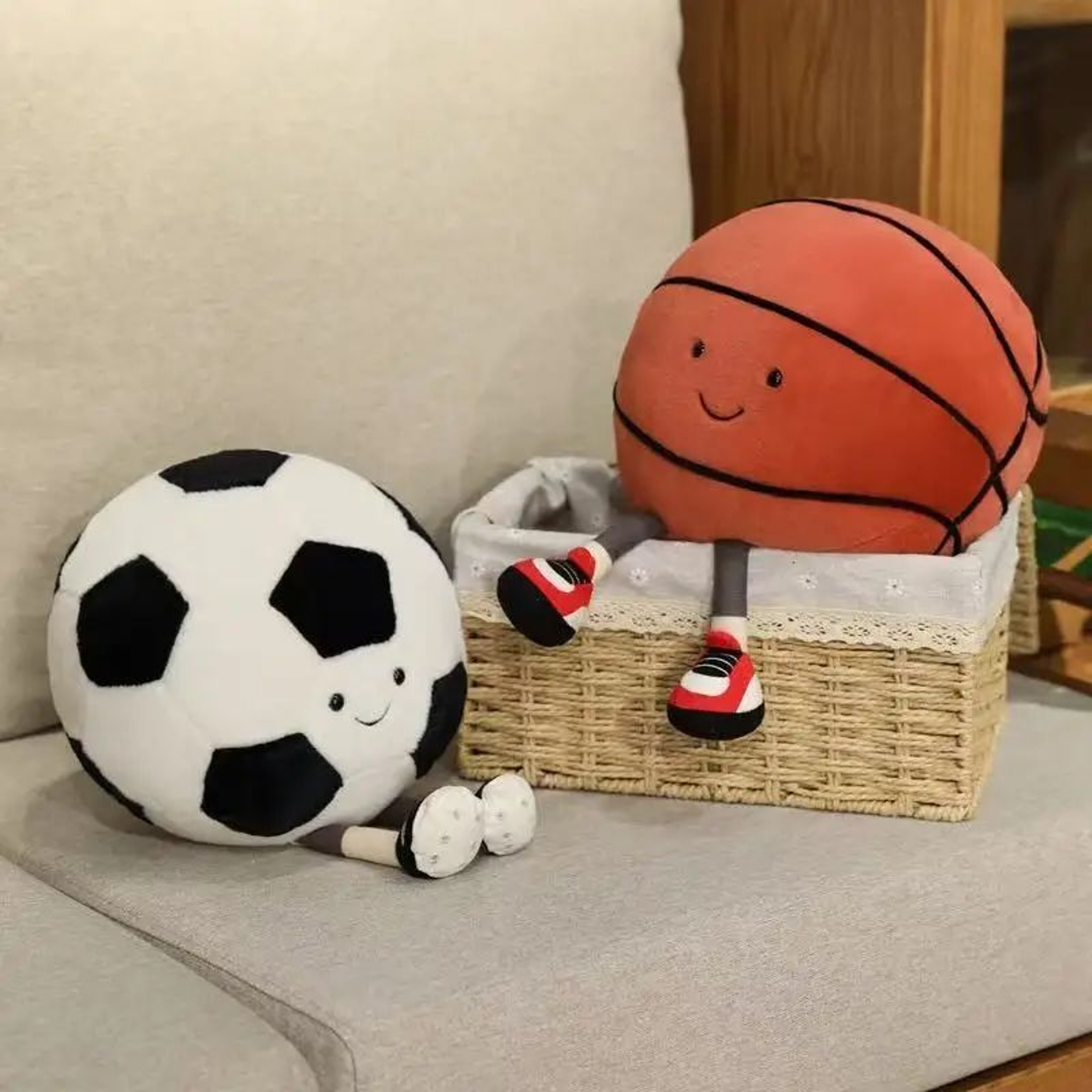 Cute Sports Ball Plush Doll Pillow 5