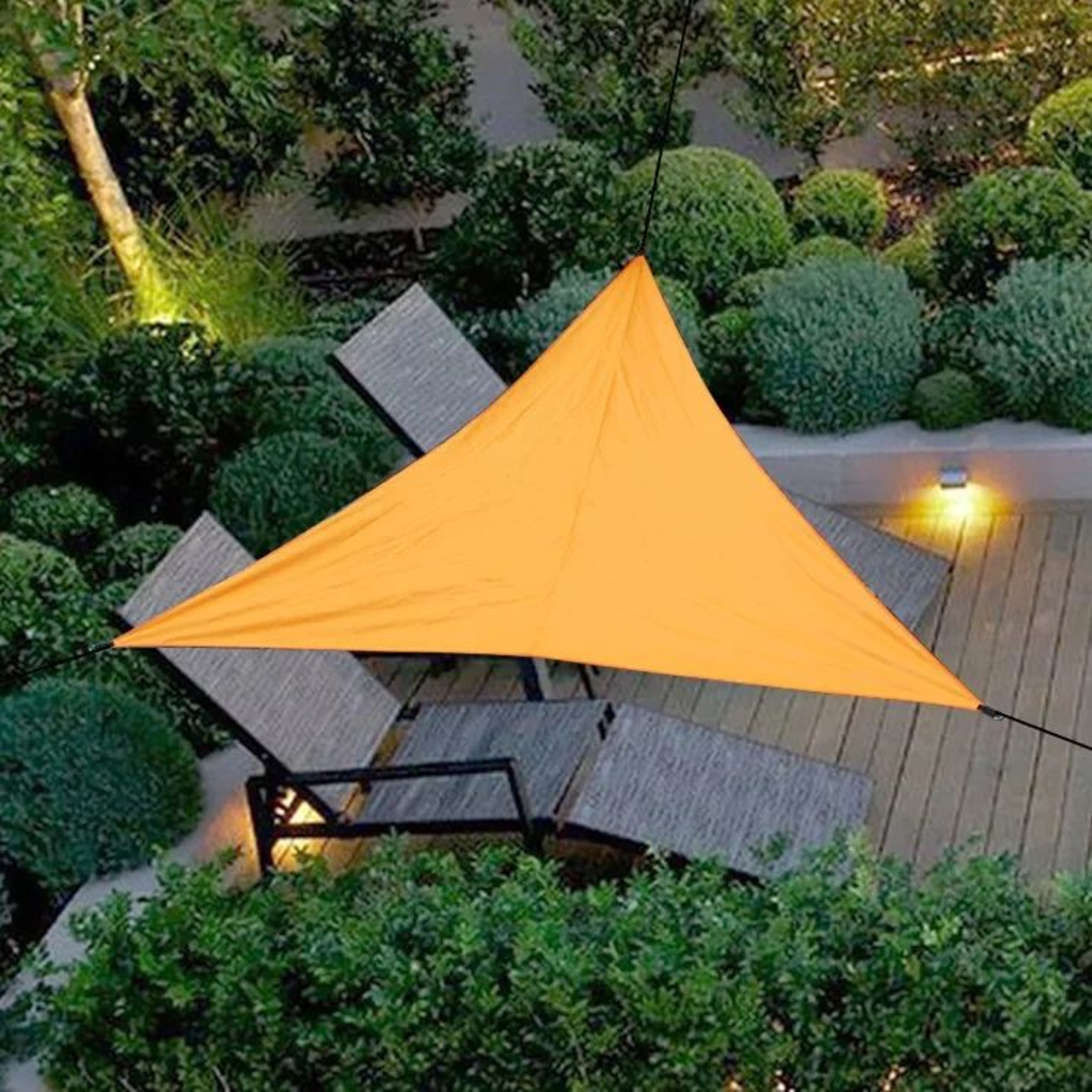 Folding Waterproof Triangle Sun Shade Sail Canopy 7