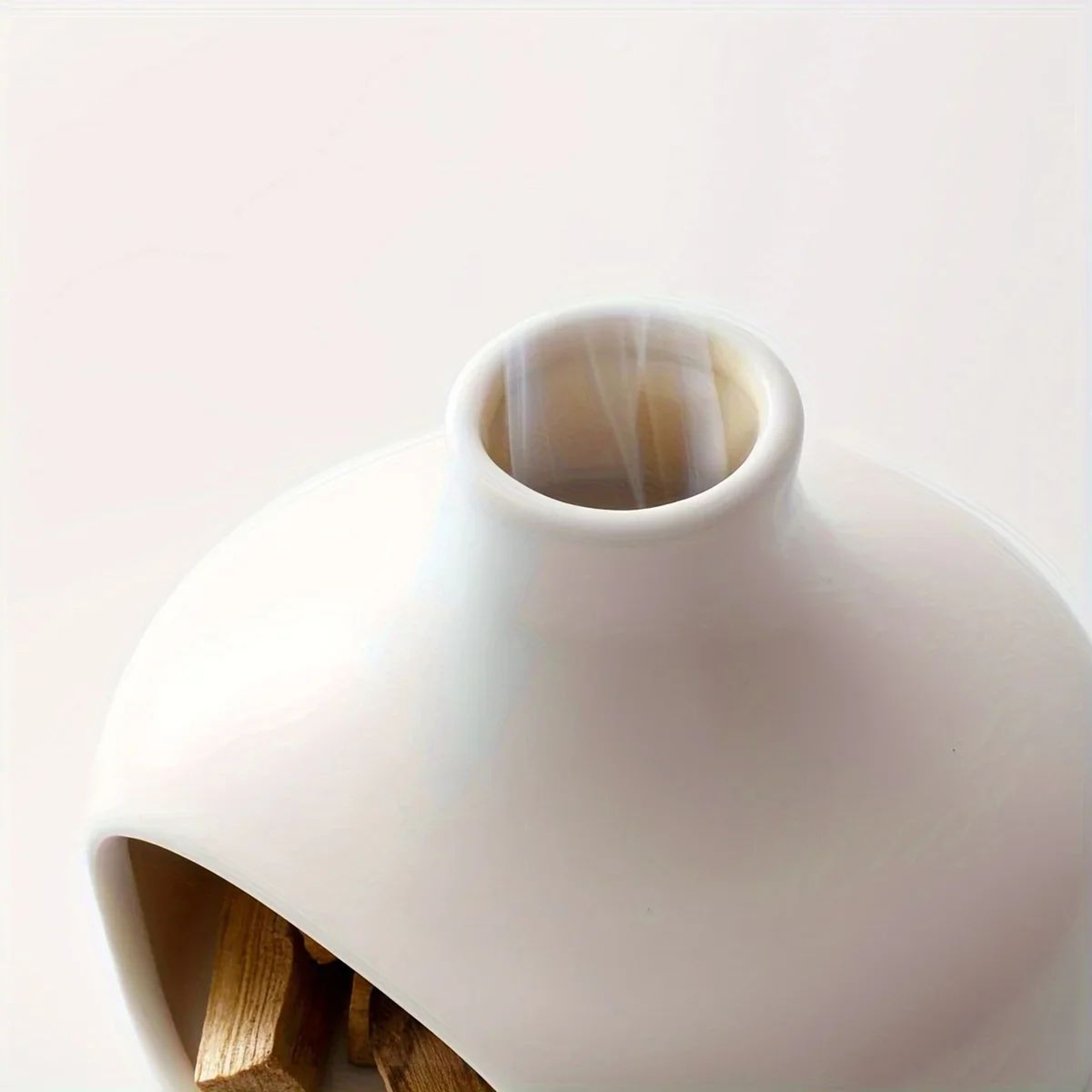 Ceramic Palo Santo And Sage Burner With Chimney 4