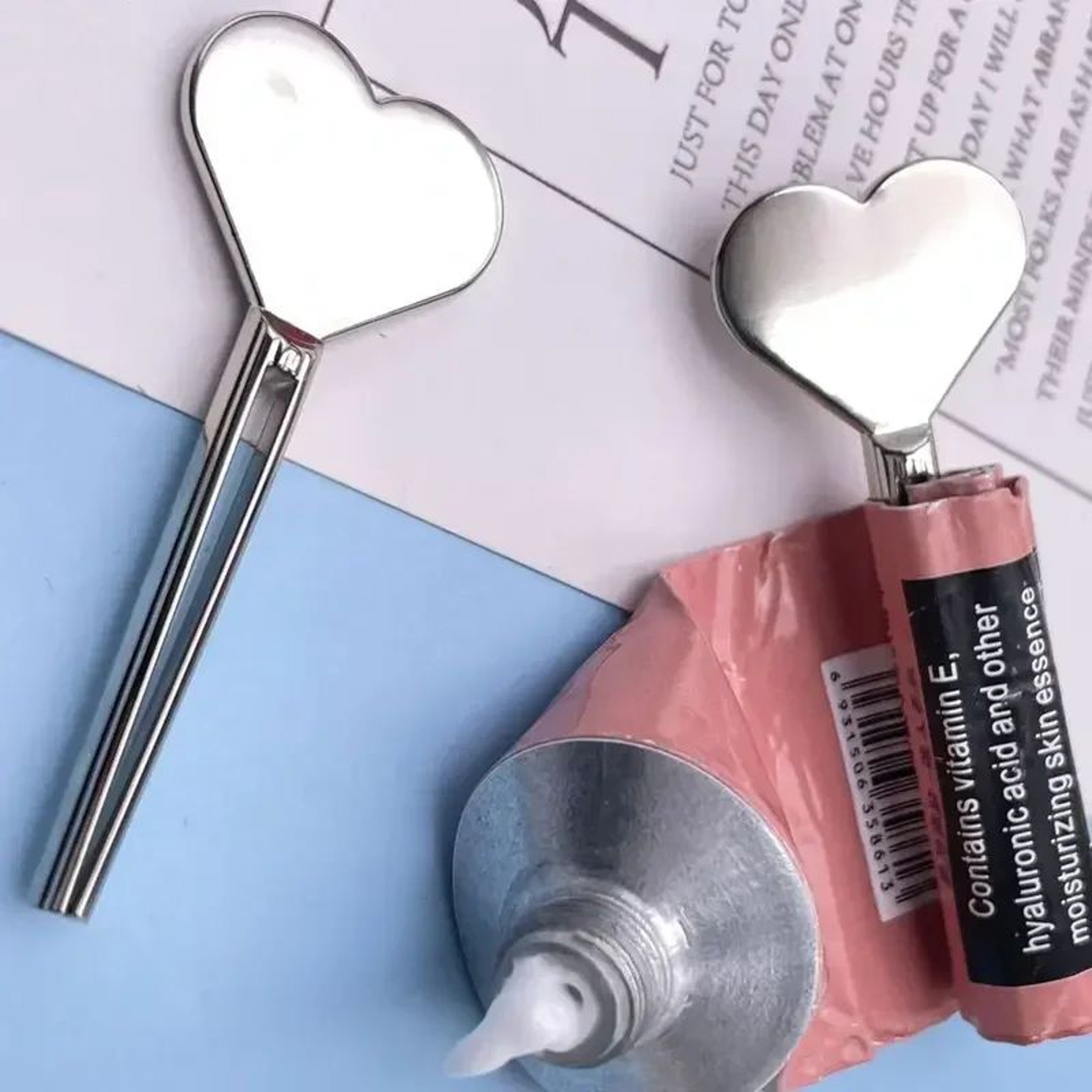 Stainless Steel Toothpaste Tube Squeezer Roller 0