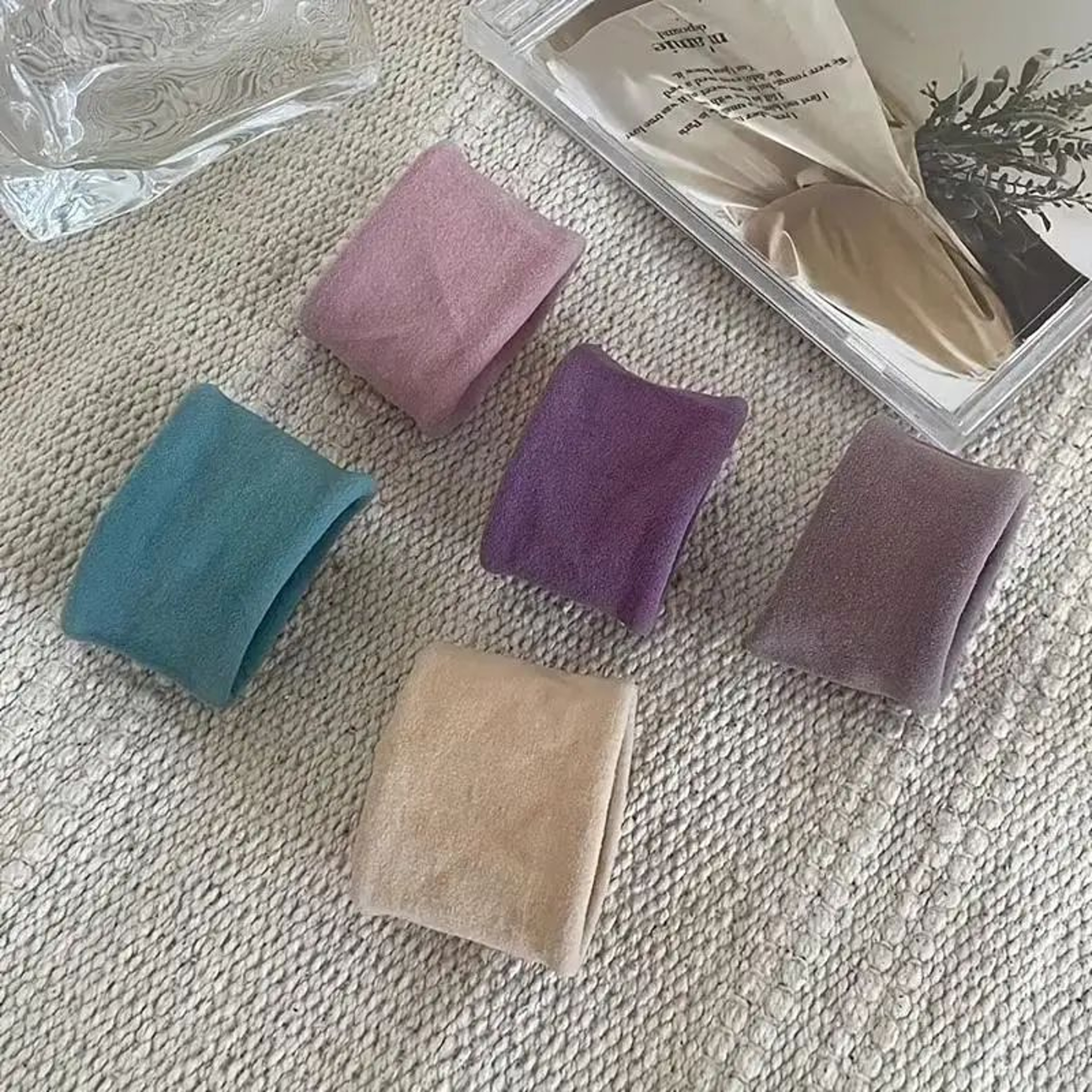 10 Piece Seamless Wide Elastic Hair Tie Set 5