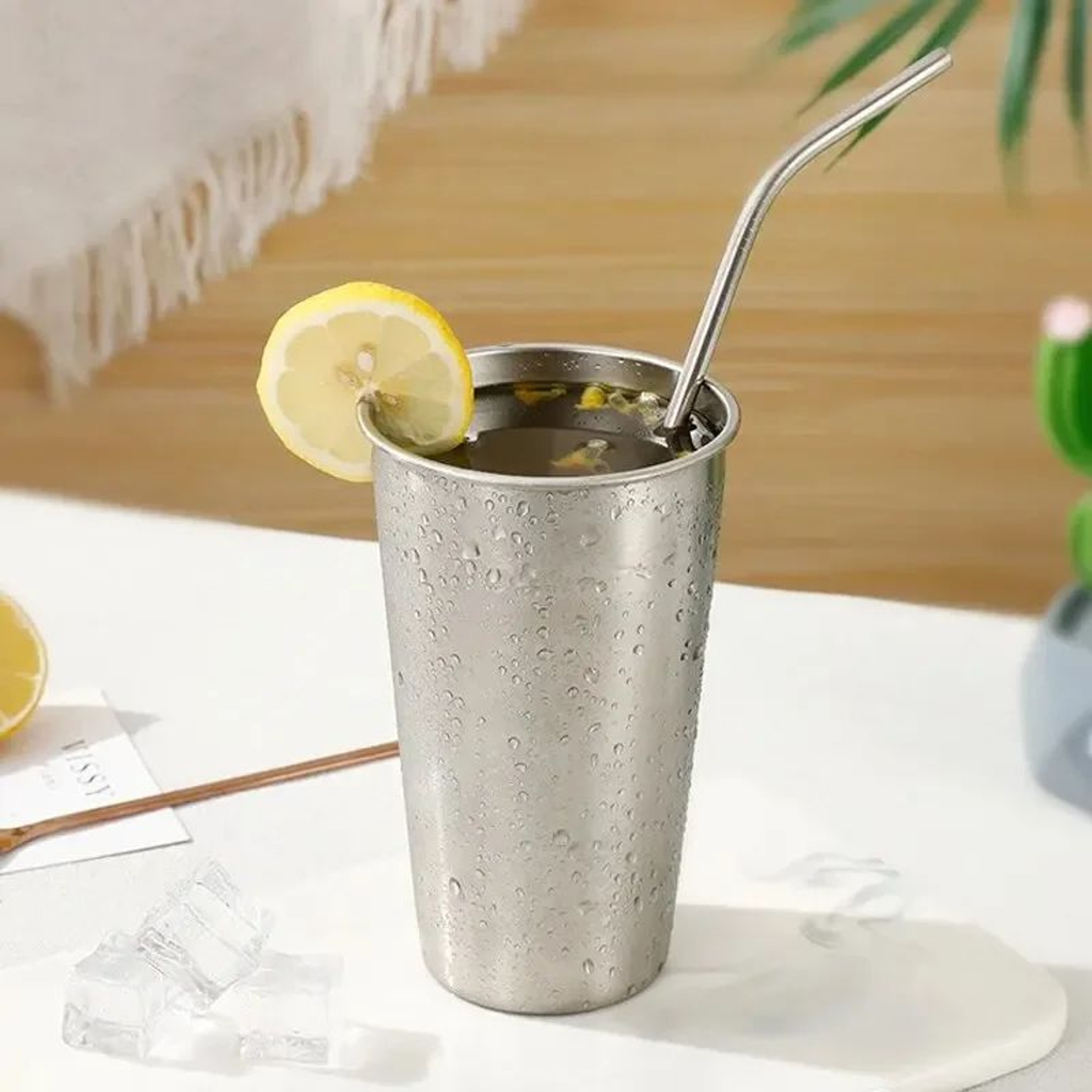 Stainless Steel Camping Cup Large Capacity Drink Mug 0