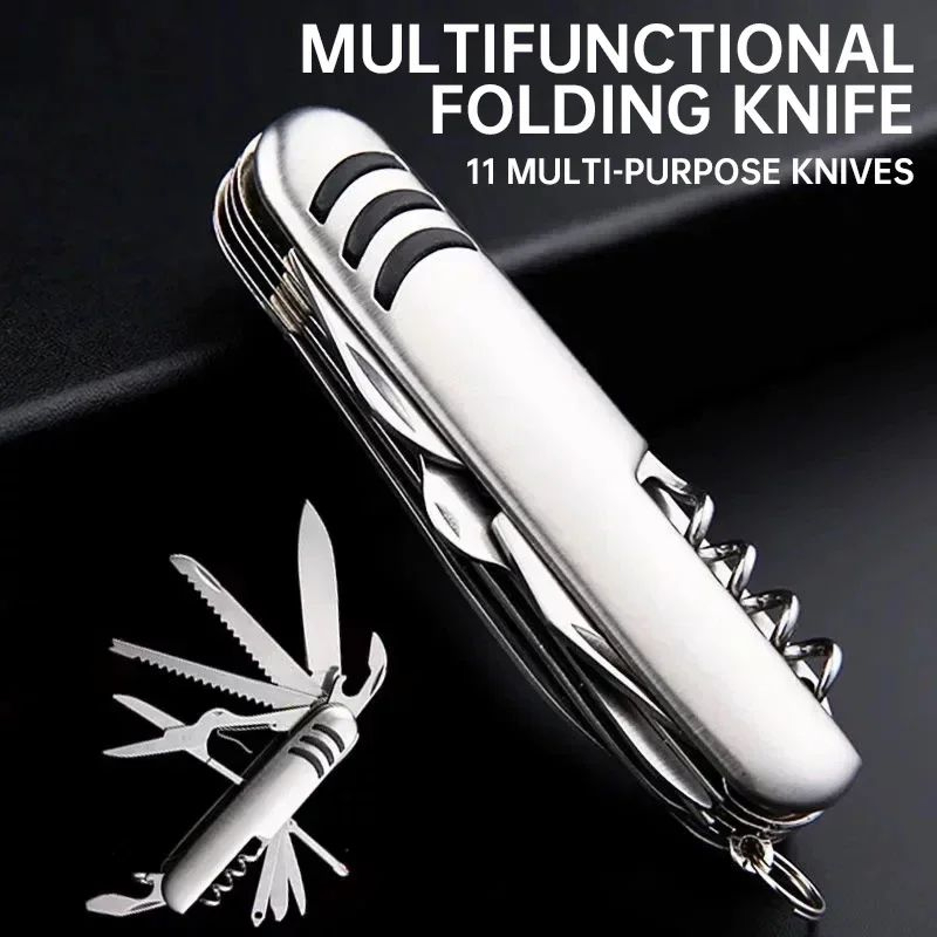 11 In 1 Stainless Steel Multipurpose Pocket Utility Tool 0
