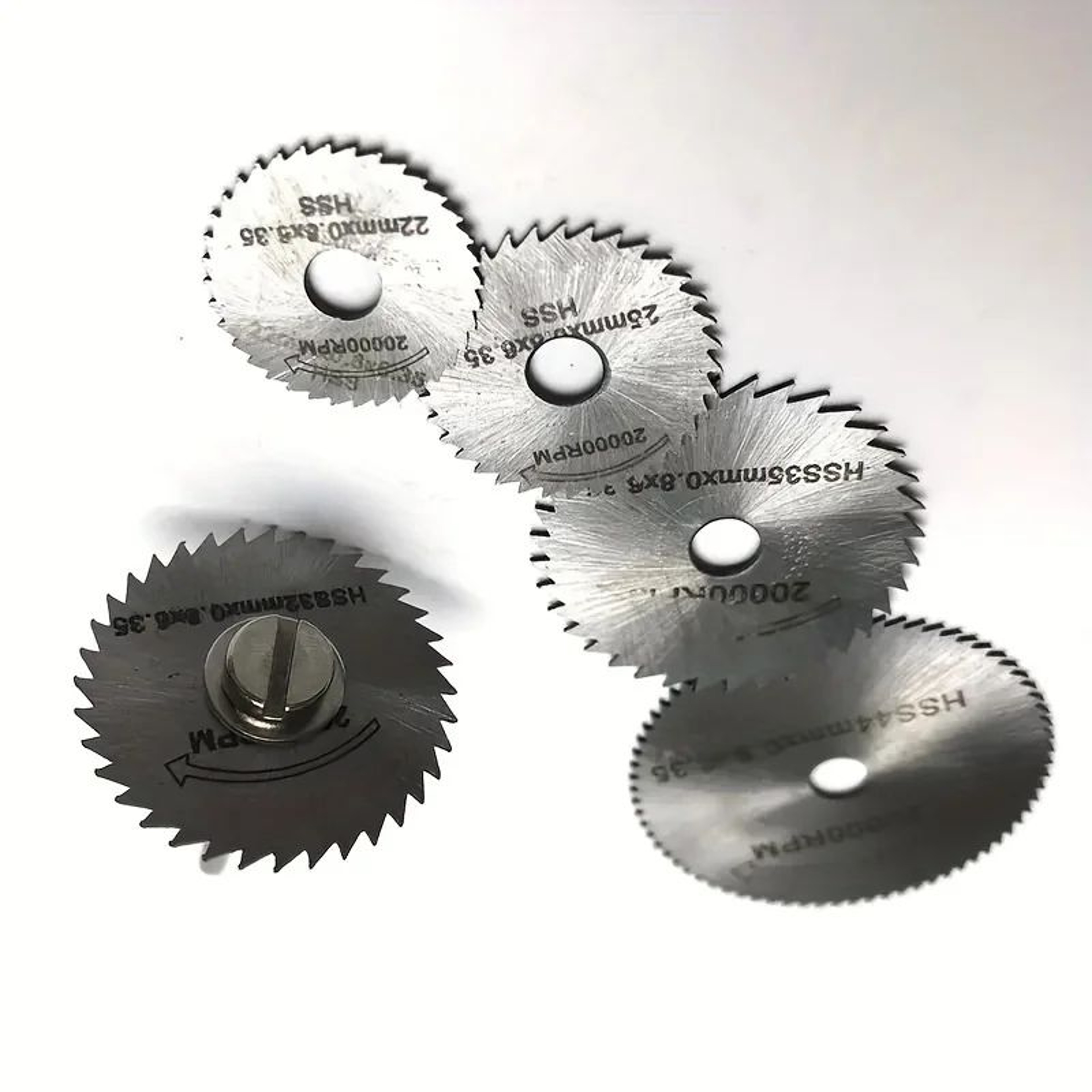 6 Piece HSS Mini Circular Saw Blade Cutting Disc Set 3