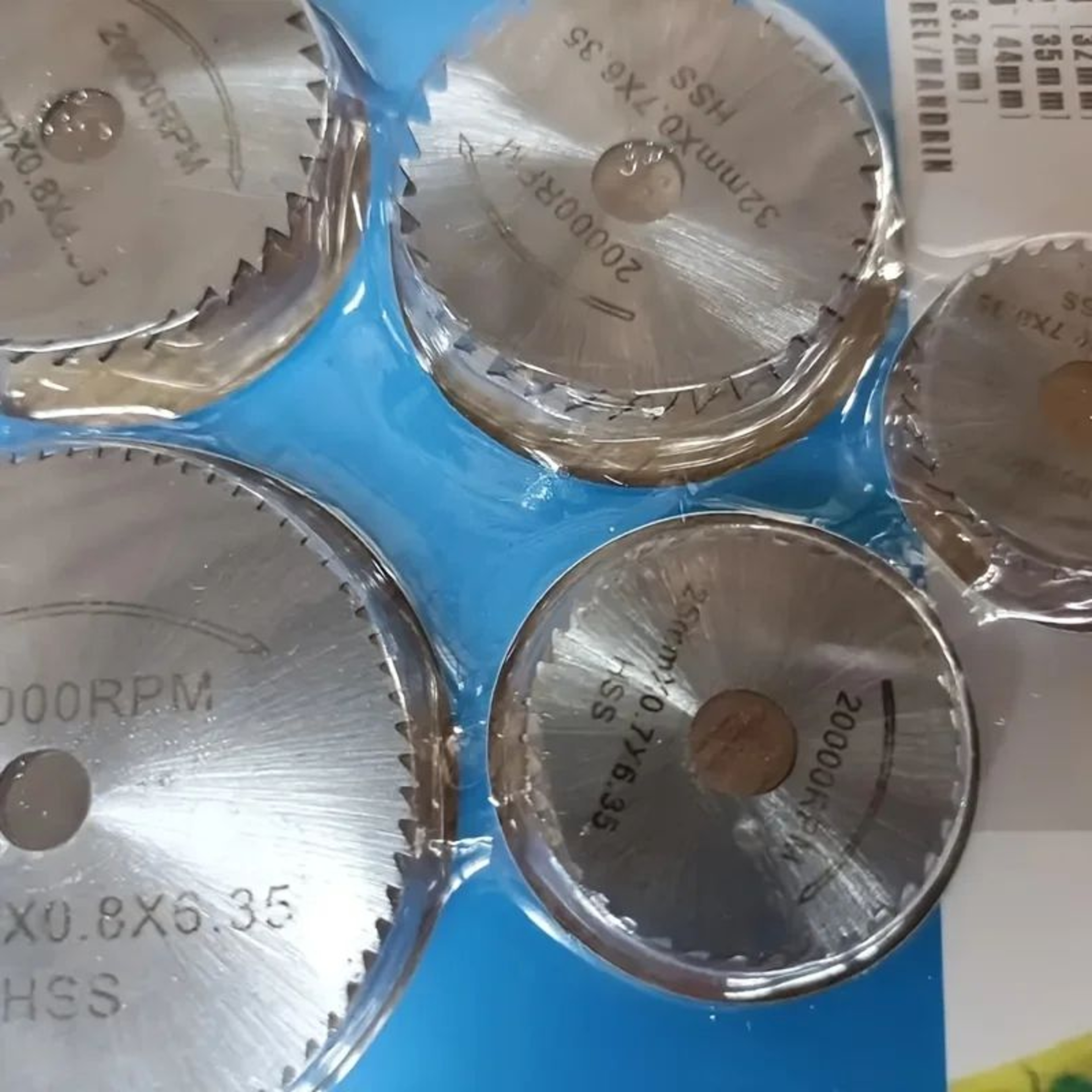 6 Piece HSS Mini Circular Saw Blade Cutting Disc Set 5