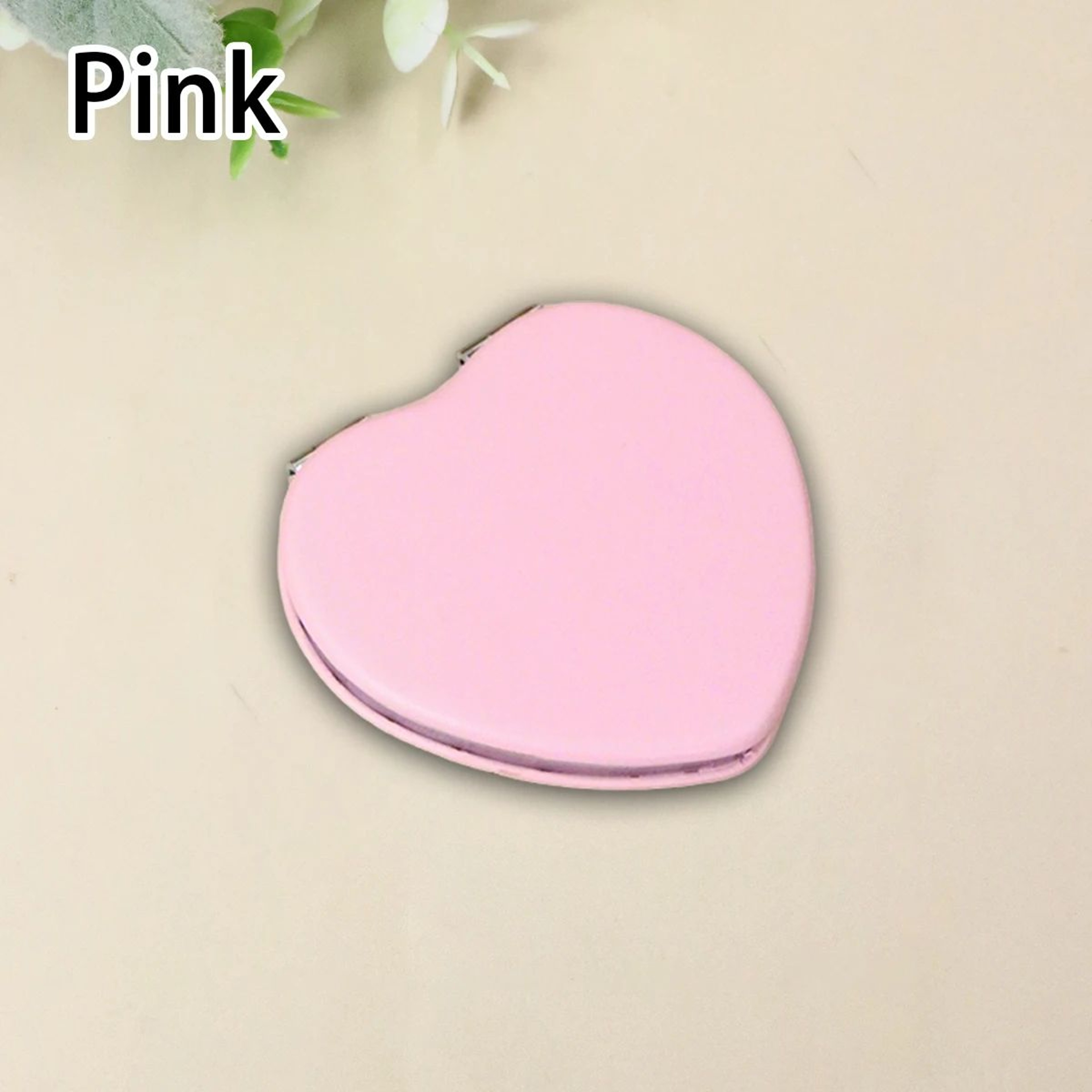 Cute Heart Shaped Folding Pocket Makeup Mirror 8