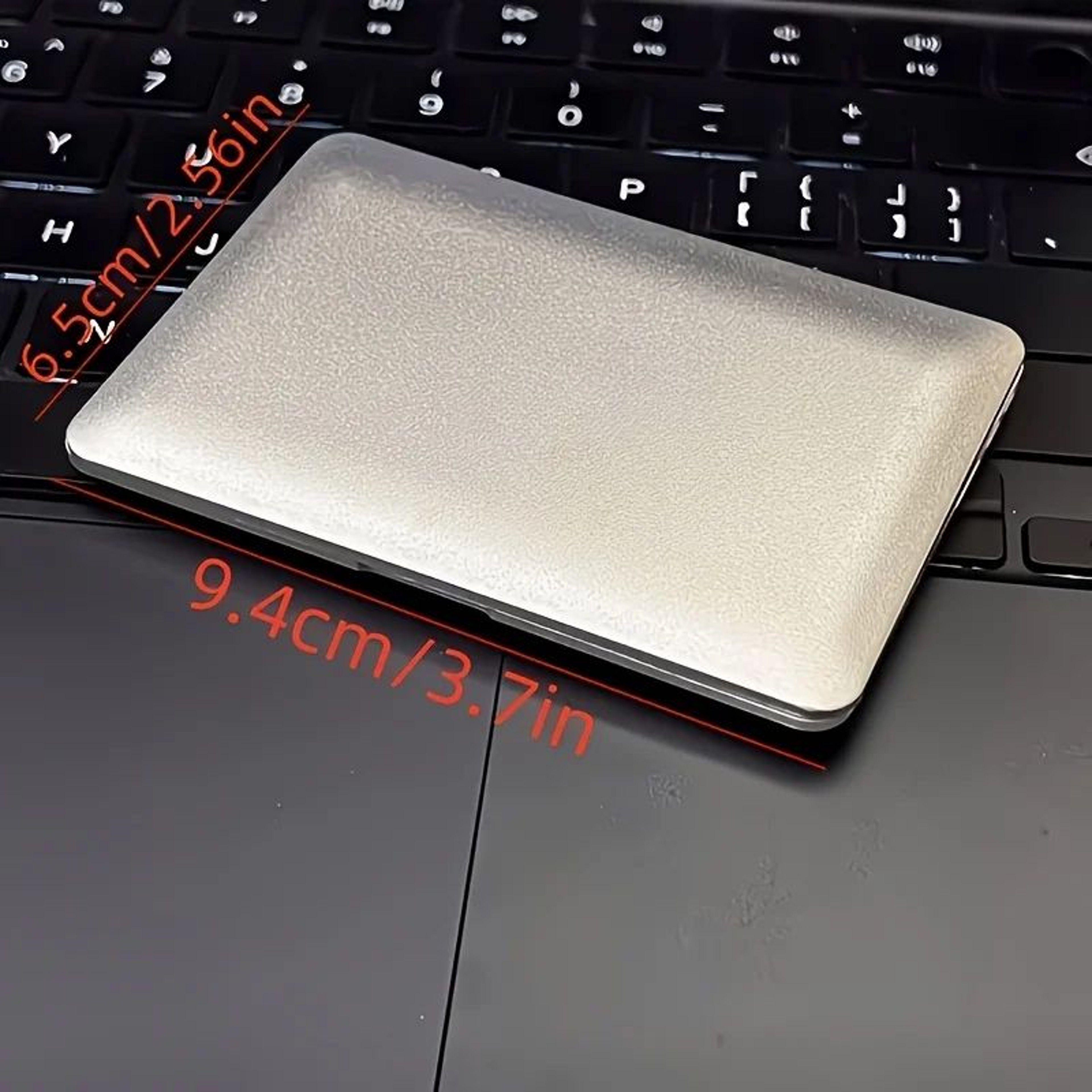 Mini Computer Shaped Portable Folding Makeup Mirror 5