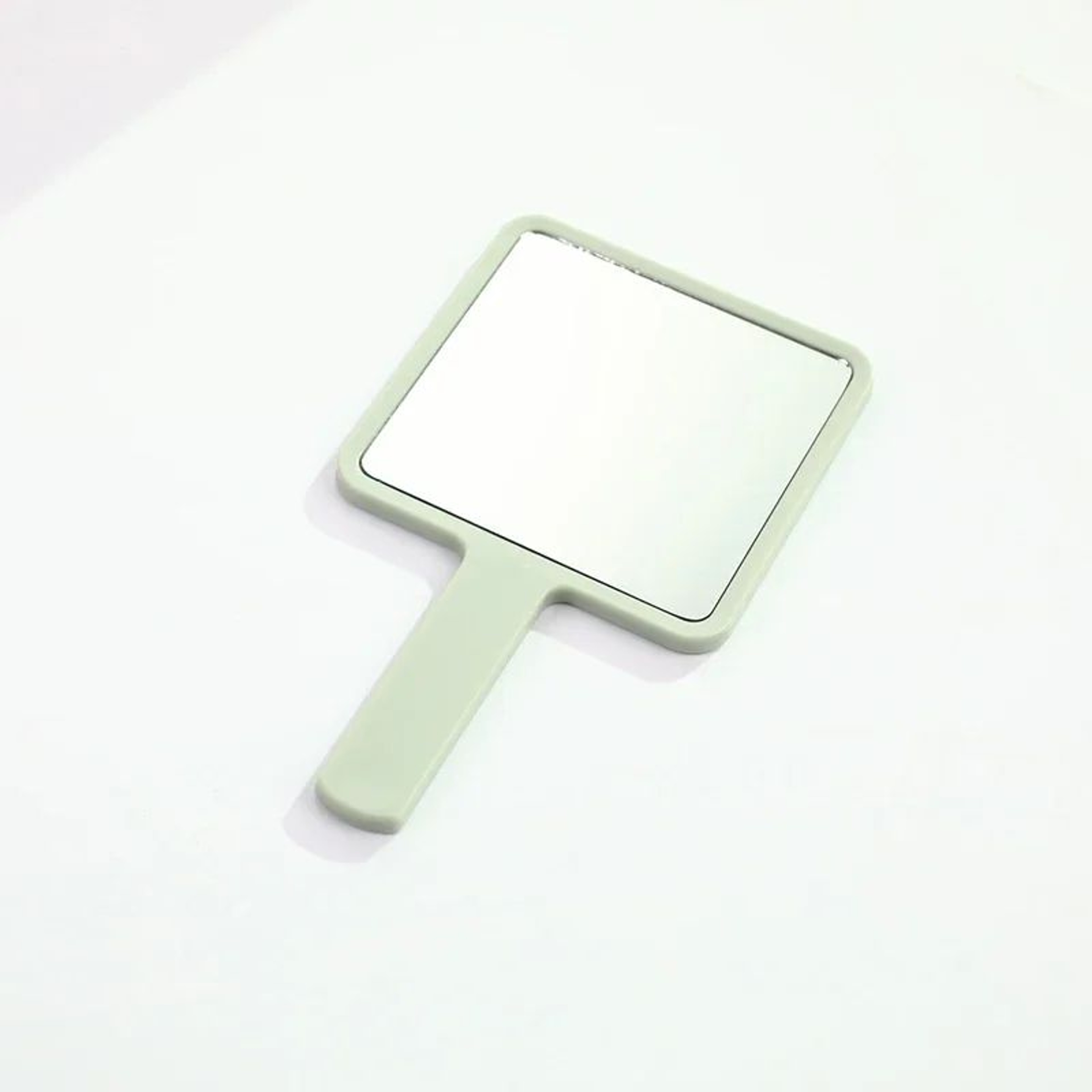 Square Handheld Makeup Mirror With Easy Grip Handle 7