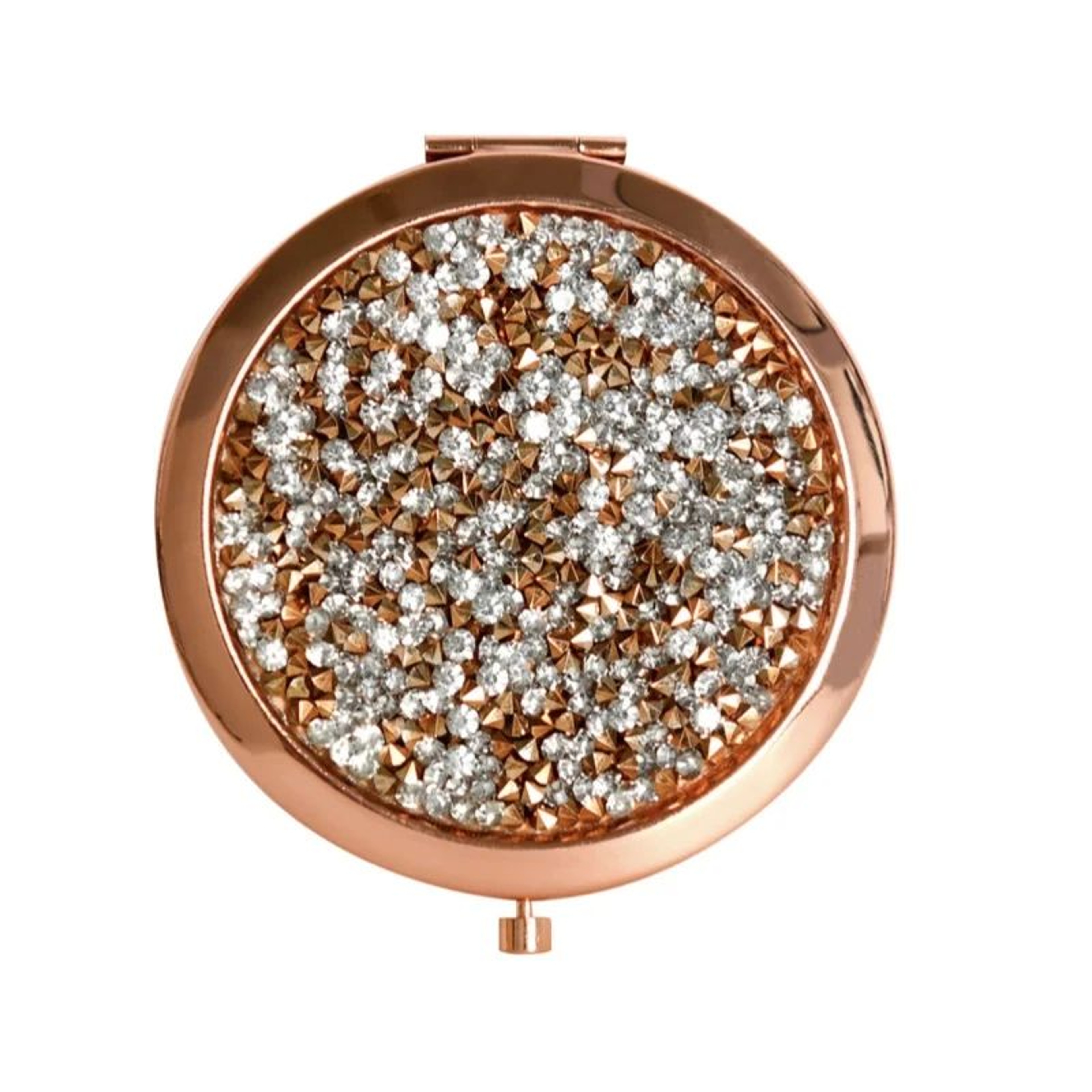 Mini Shiny Pocket Makeup Mirror For Everyday Touch Ups 9