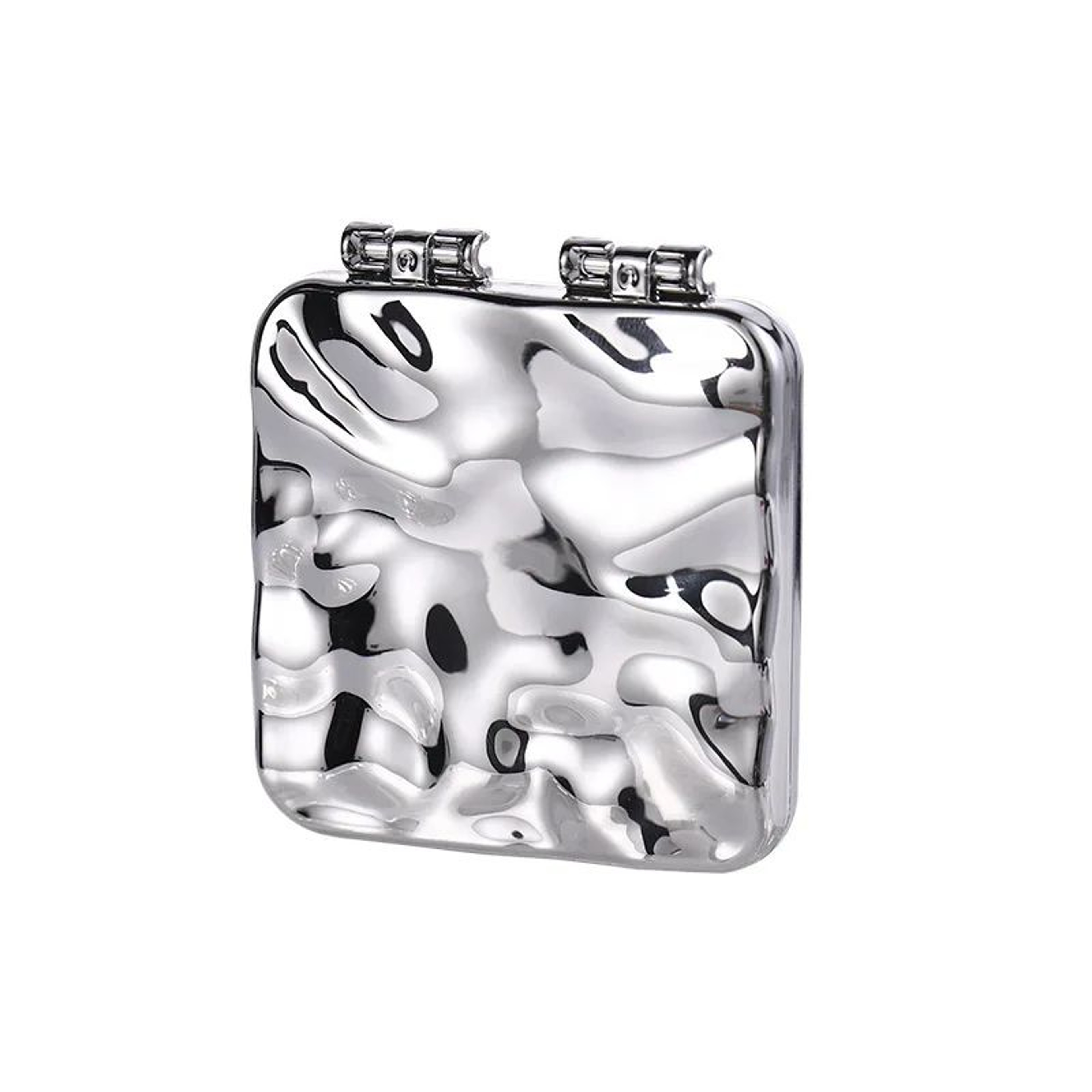 Double Sided Folding Portable Handheld Makeup Mirror 4