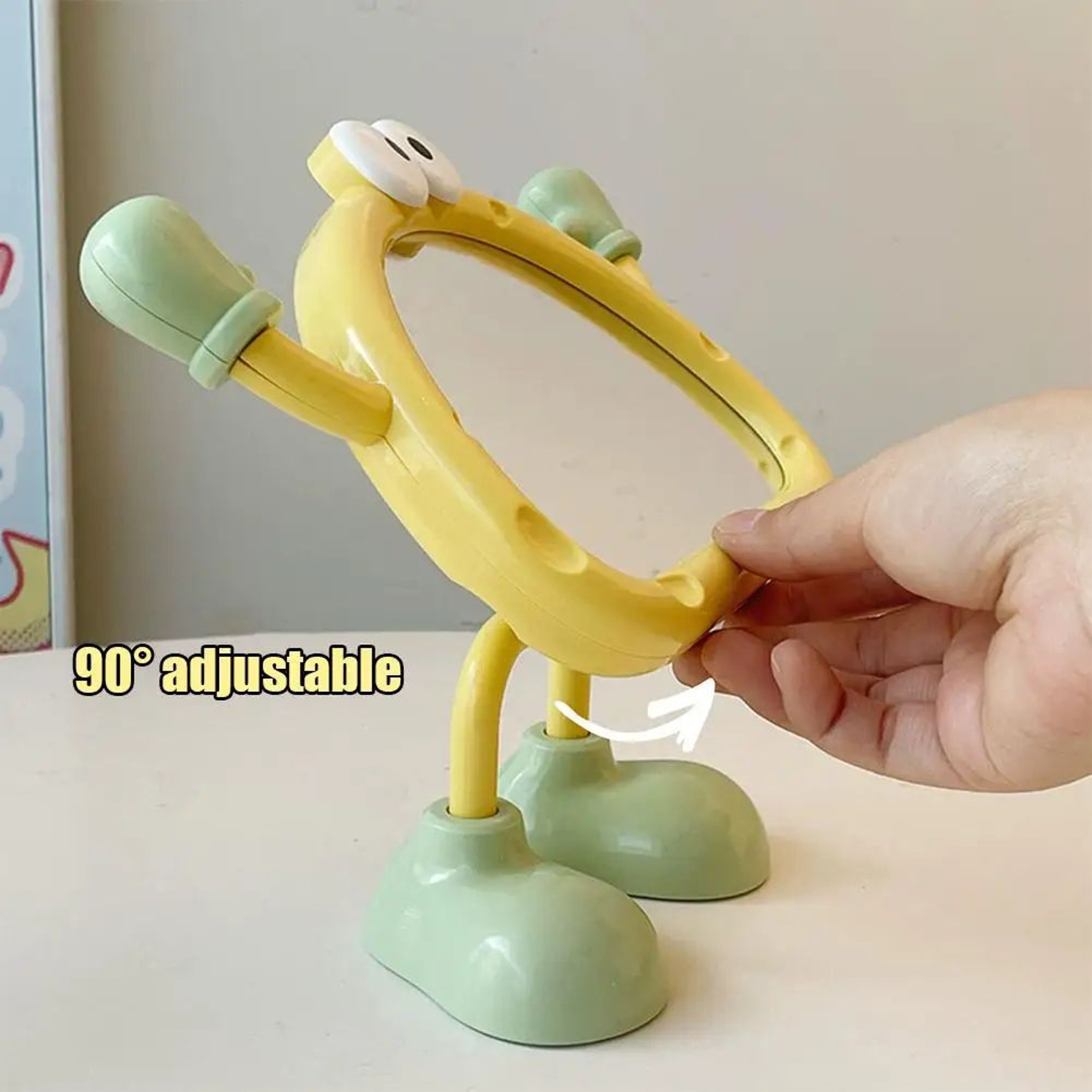 Foldable Portable Desktop Handheld Makeup Mirror 2