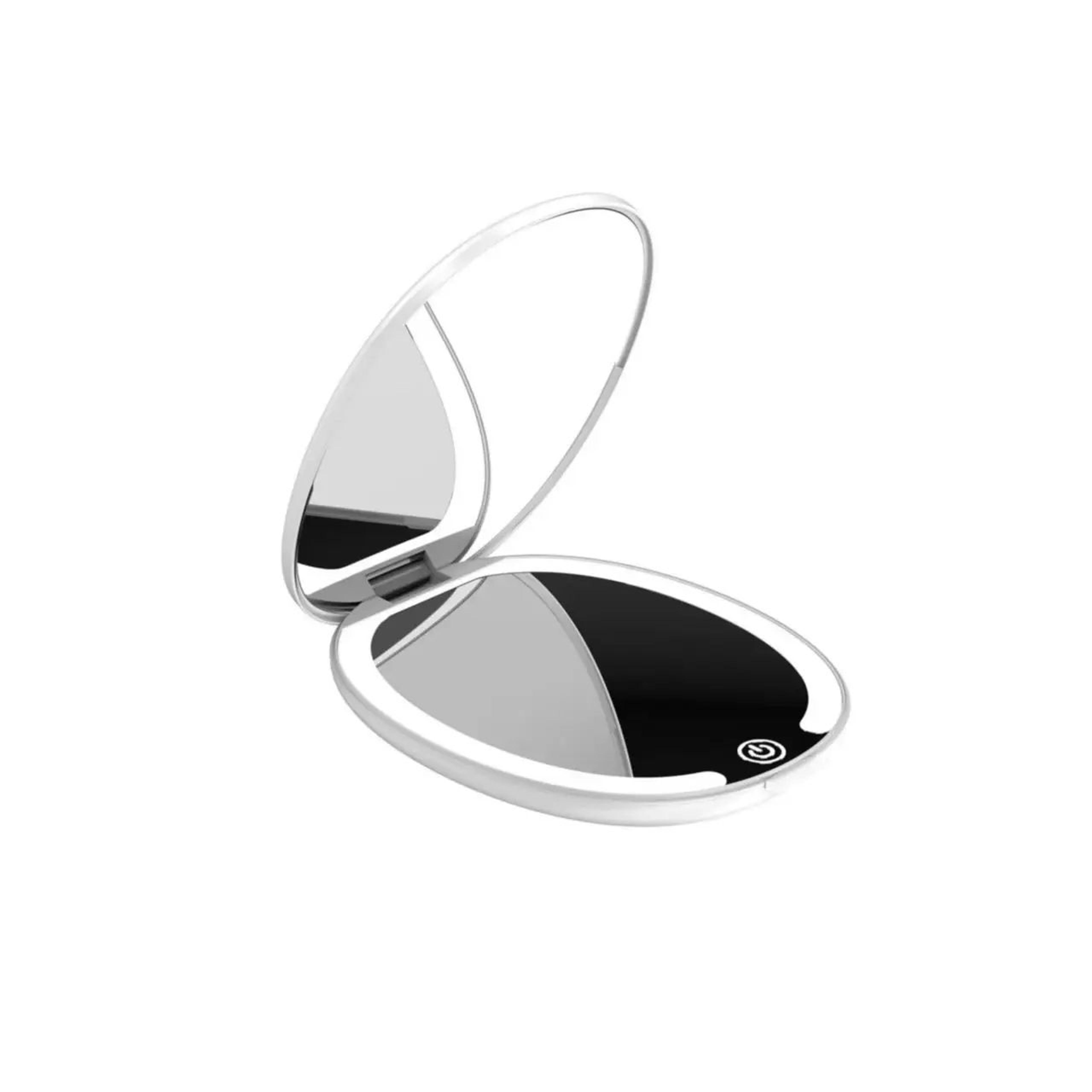 LED Folding Double Sided Makeup Mirror With 5X Magnification 1
