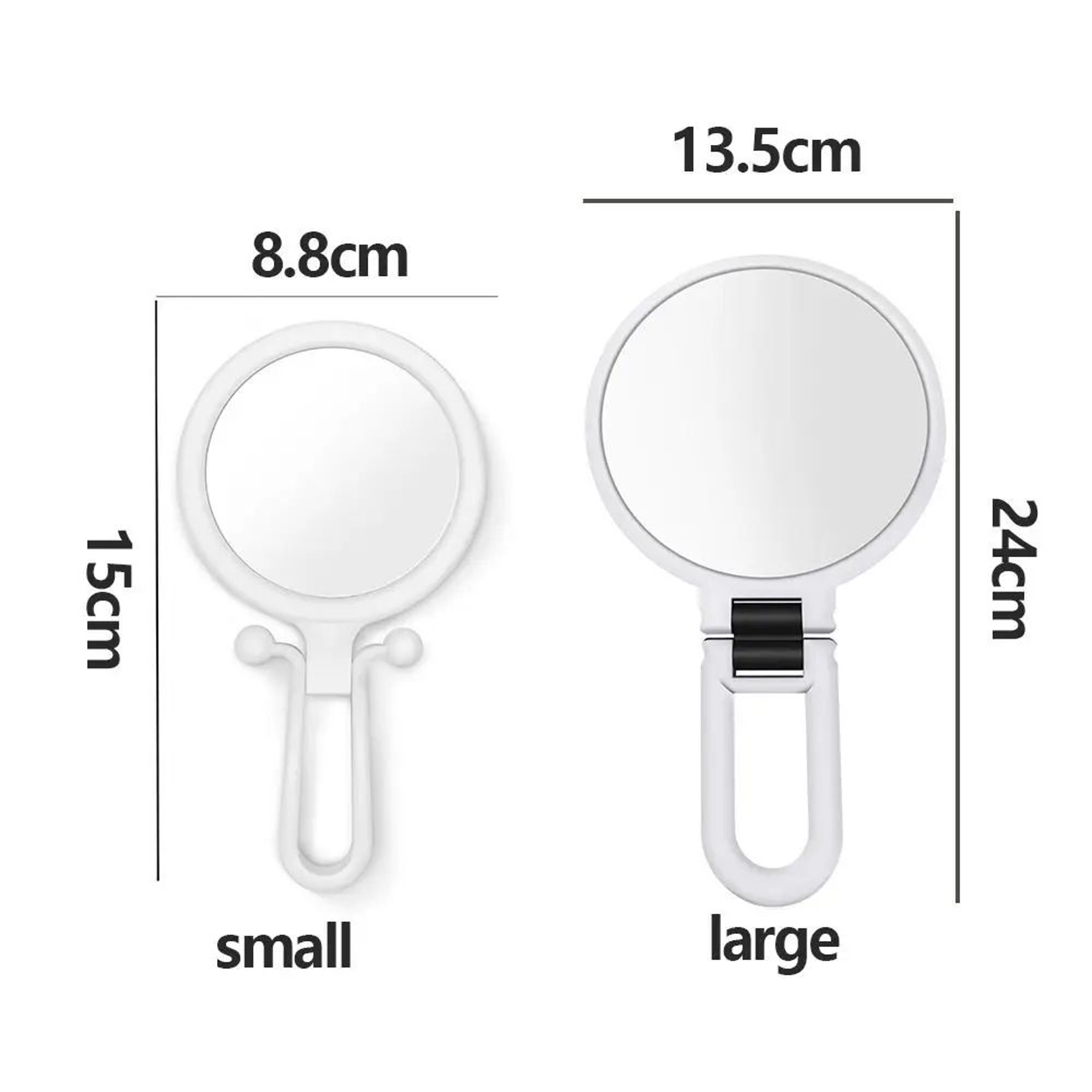 Personalized Folding Magnifying Compact Makeup Mirror 5