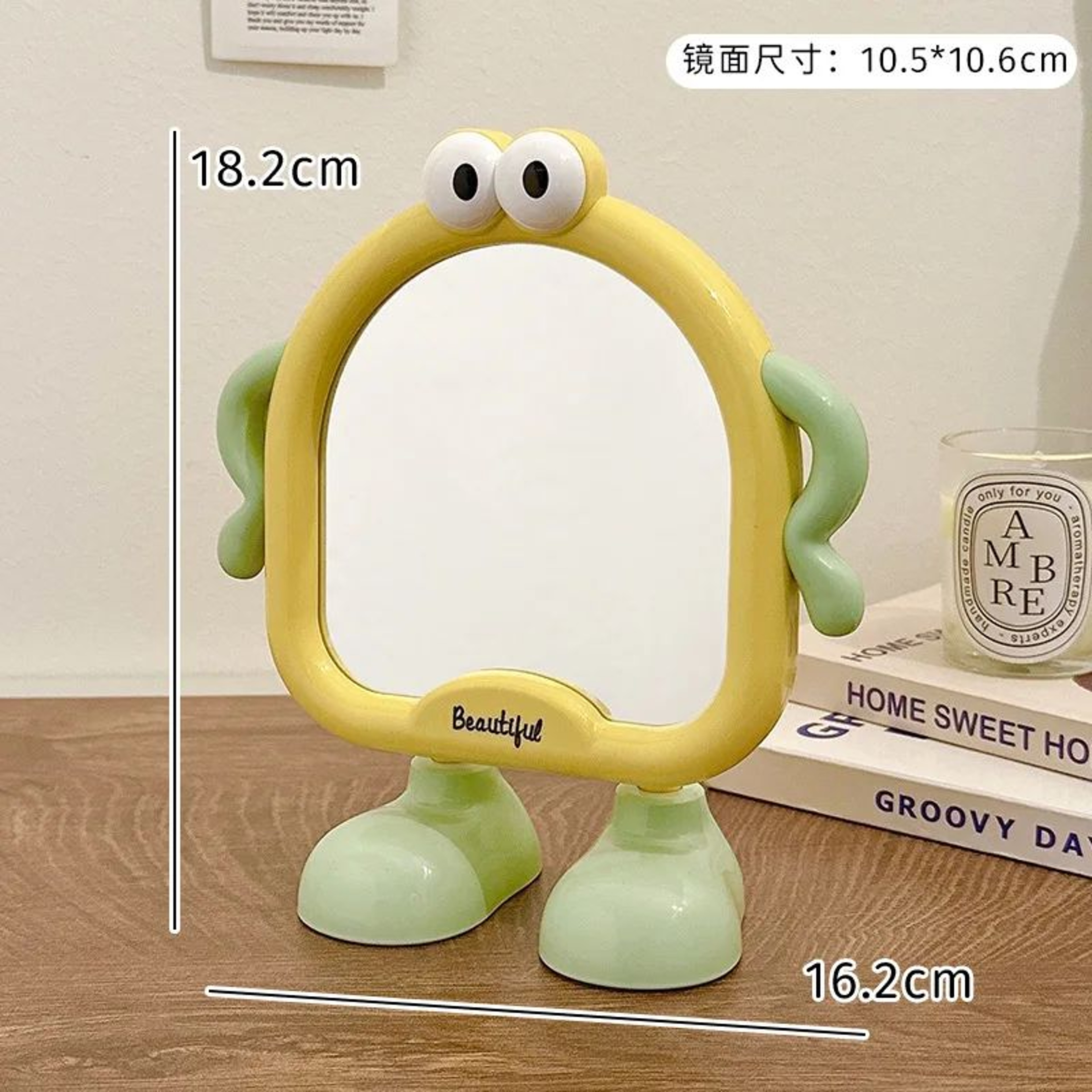 Cute Portable Desktop HD Makeup Mirror For Bedroom 8