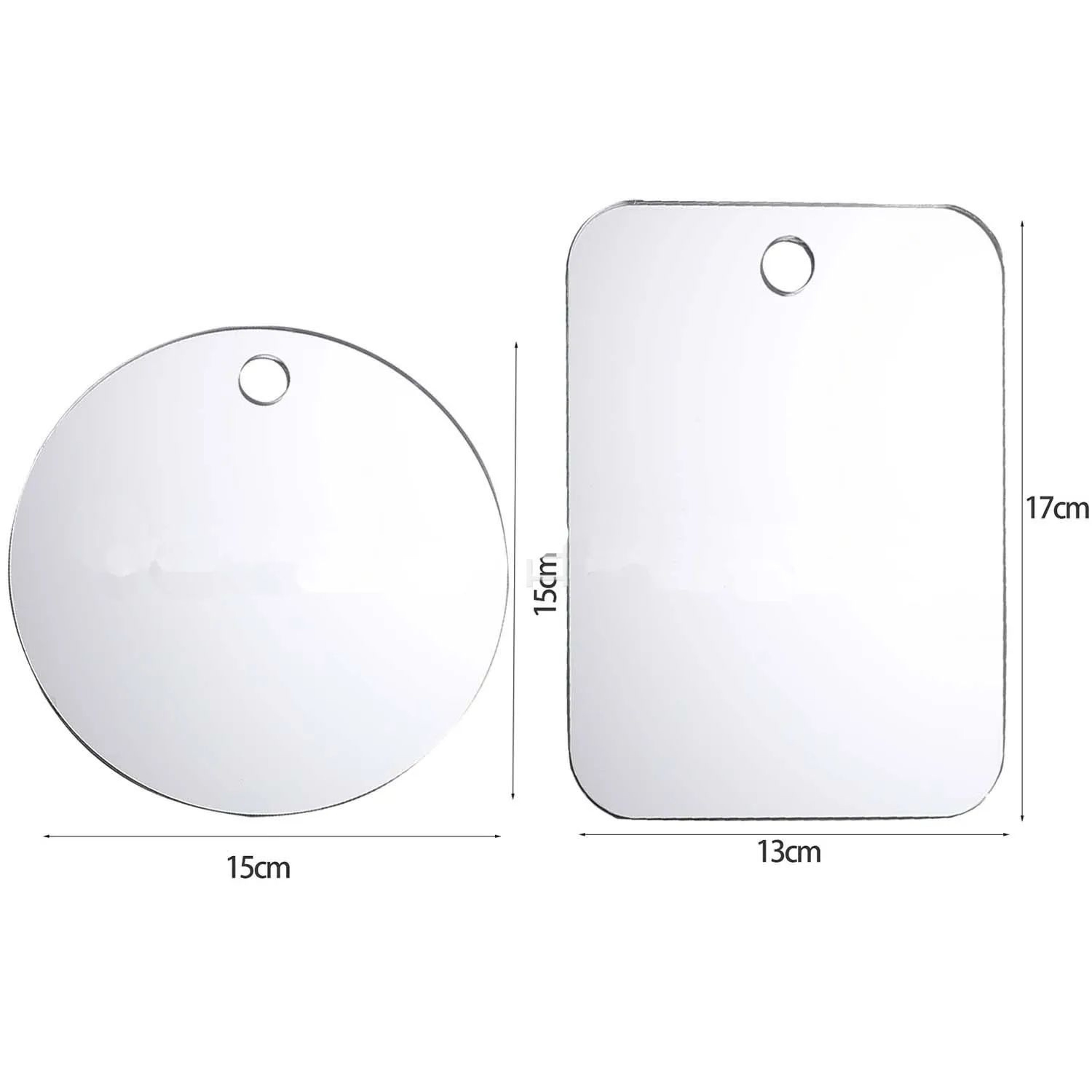 Fog Free Acrylic Suction Bathroom Shaving Mirror 5