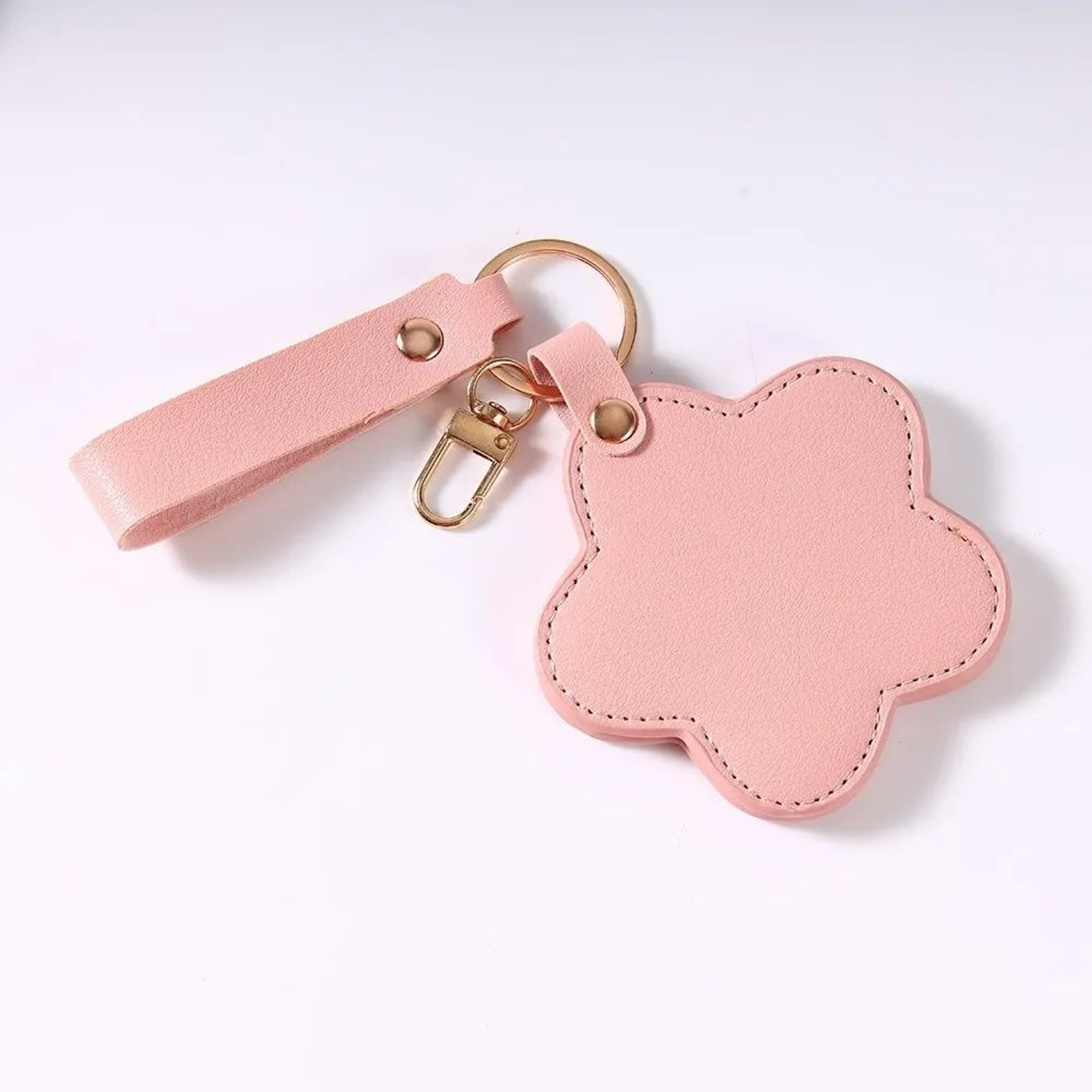 Star Shape Rotating Mini Mirror Bag And Keychain Pendant 8