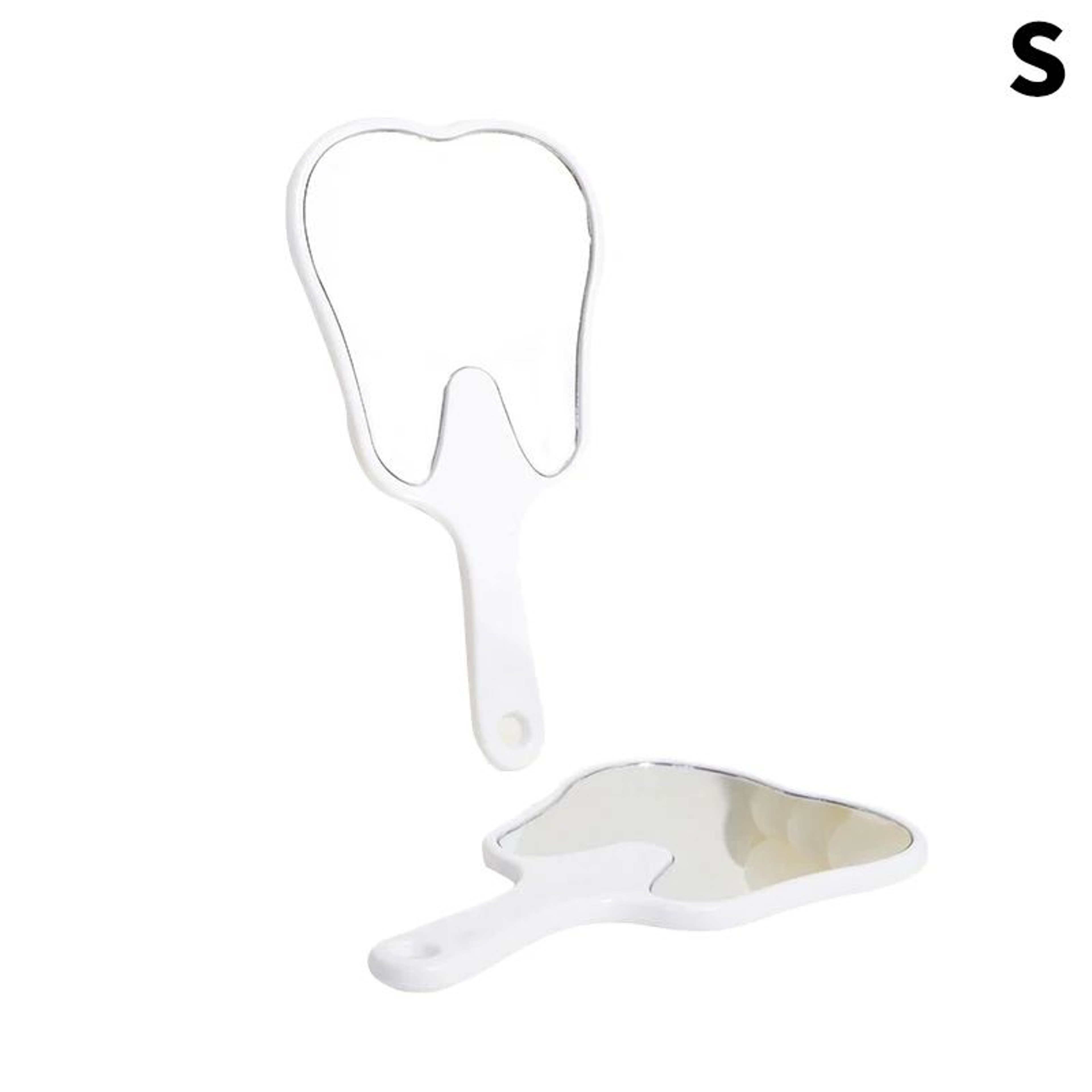 Tooth Shaped Handheld Unbreakable Dental Mirror 7