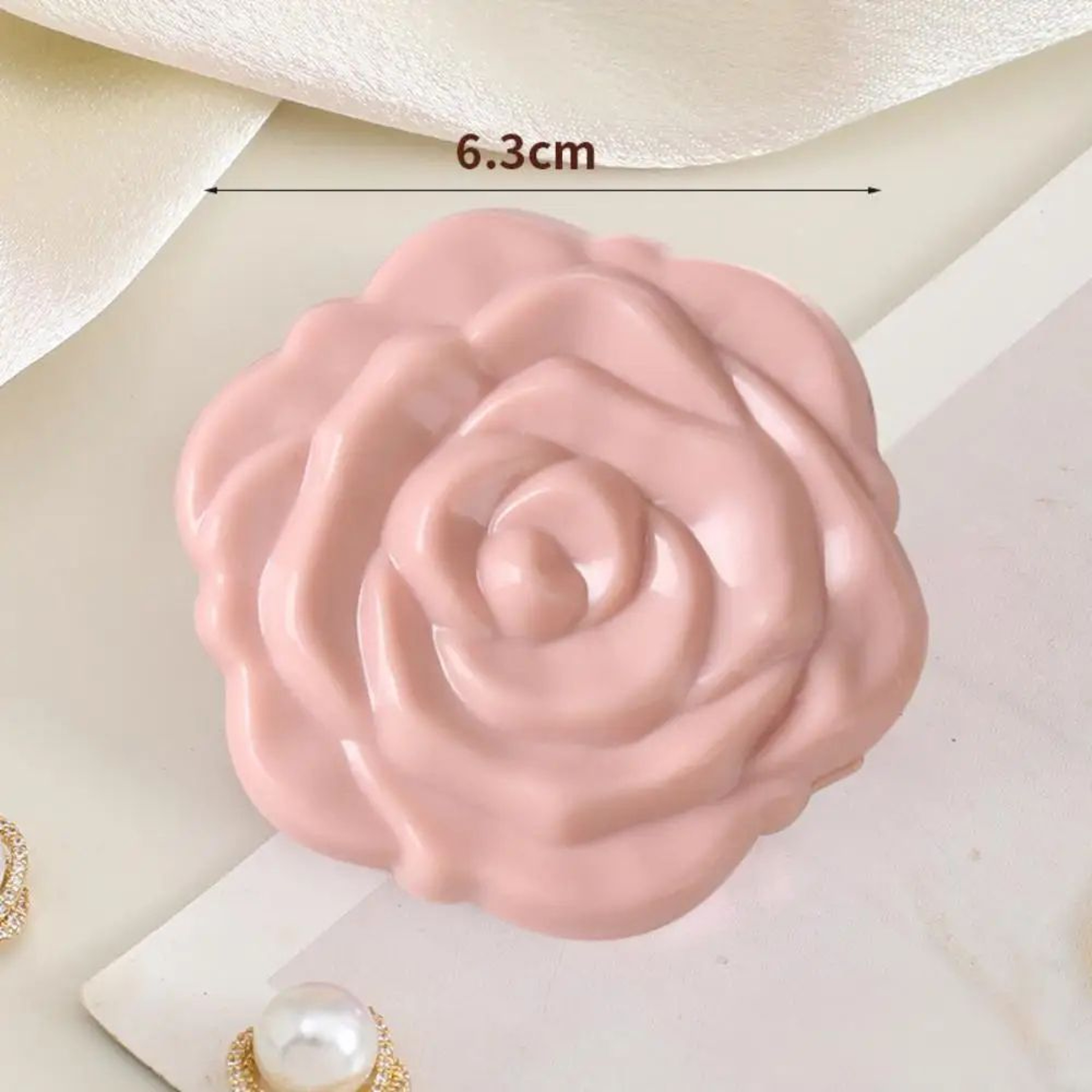 Rose Flower Double Sided Foldable Pocket Makeup Mirror 10