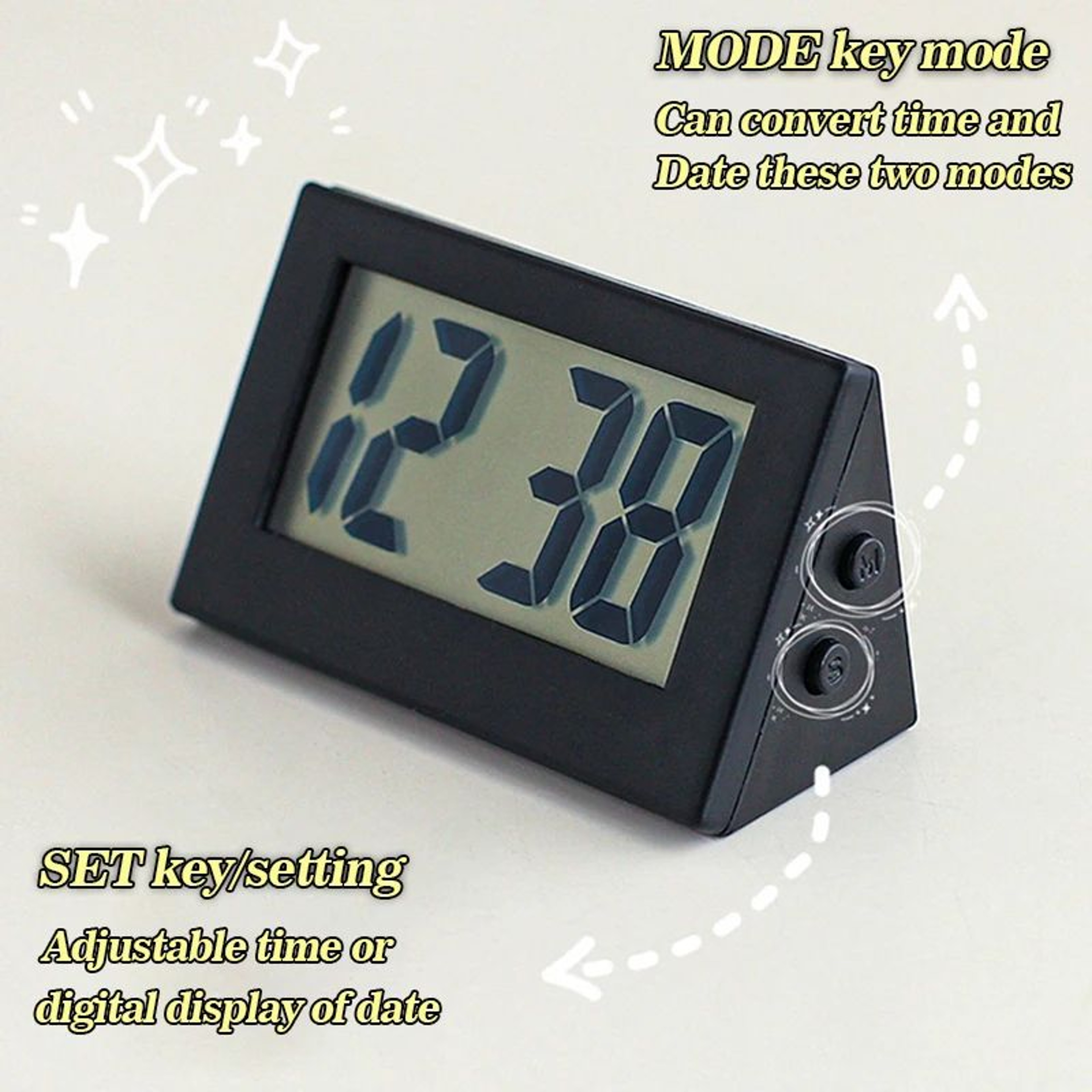 Mini LED Digital Desktop Clock For Home And Office 5