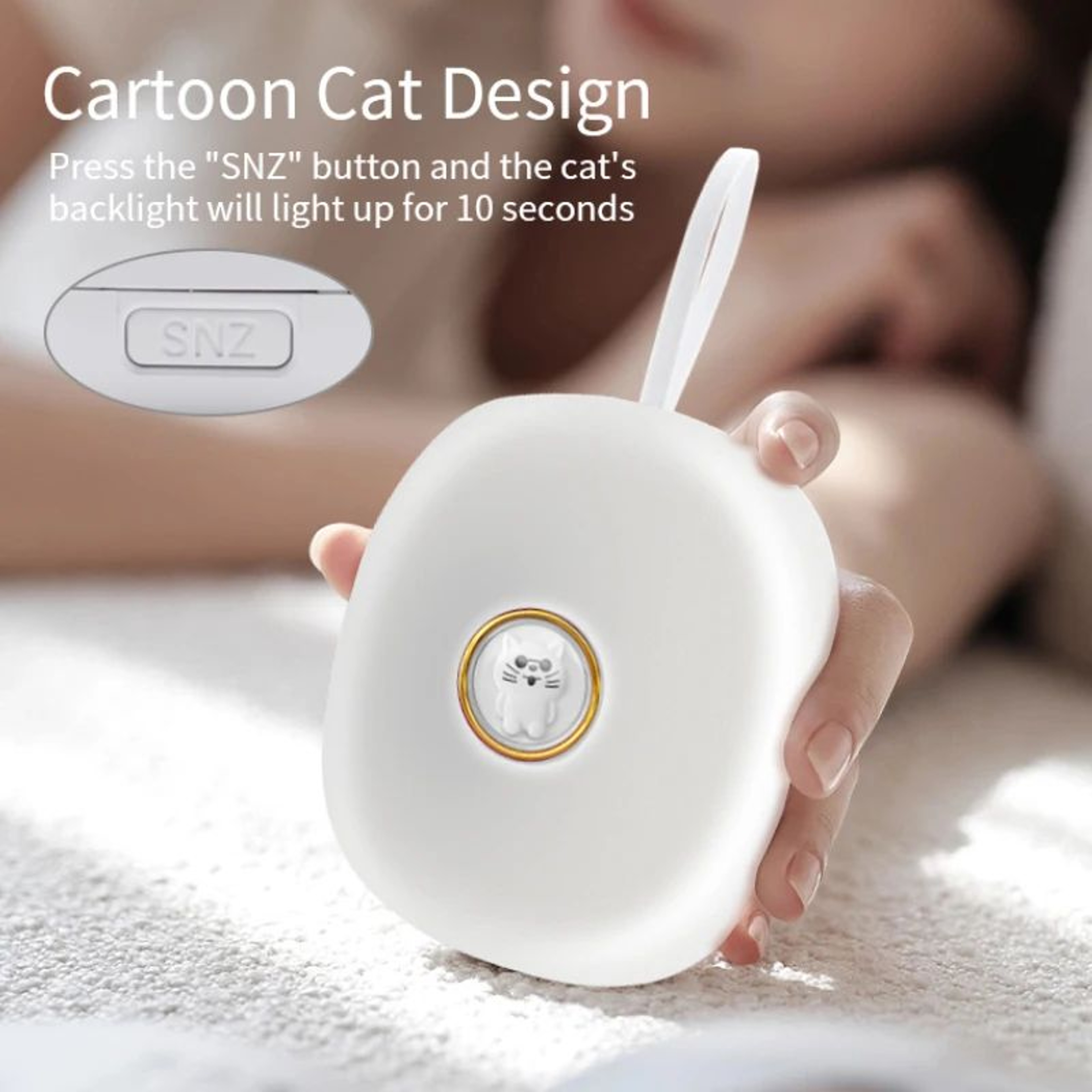 Super Silent Vibrating Alarm Clock With Bed Shaker 2