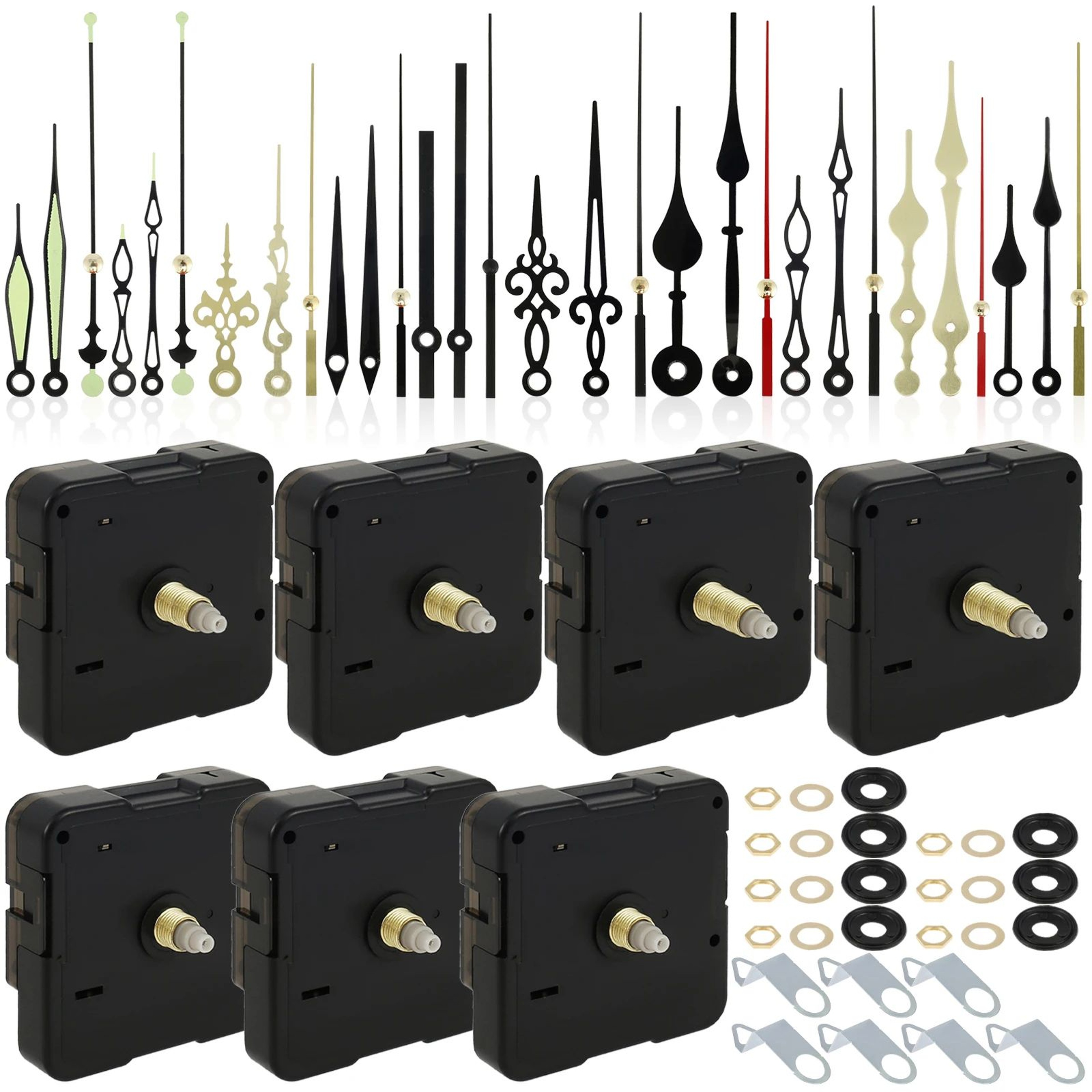 Silent Quartz Clock Movement Kit With Aluminum Hands 0