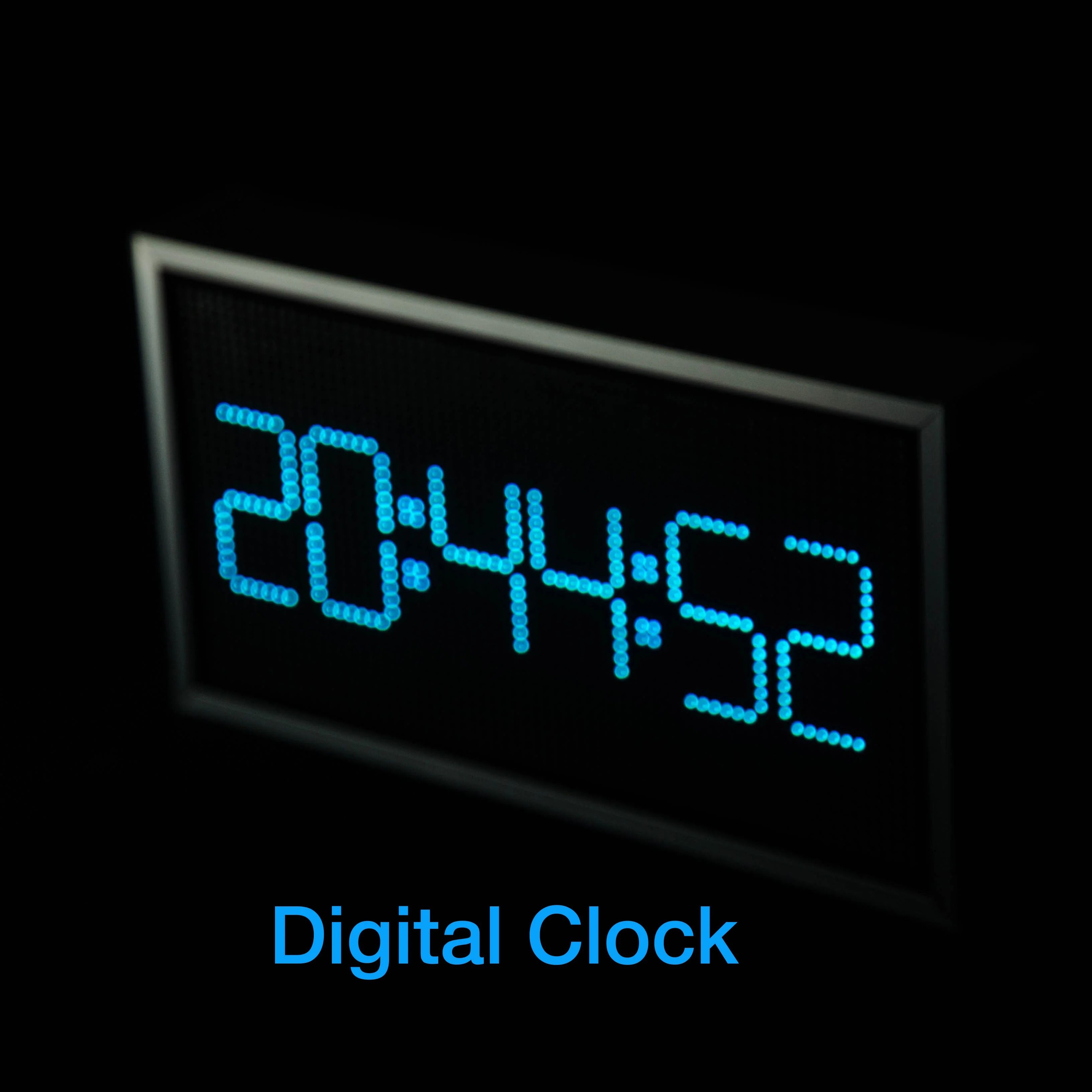 GeekMagic 8 Inch Smart Pixel Wall Clock With Weather And Price Ticker 2